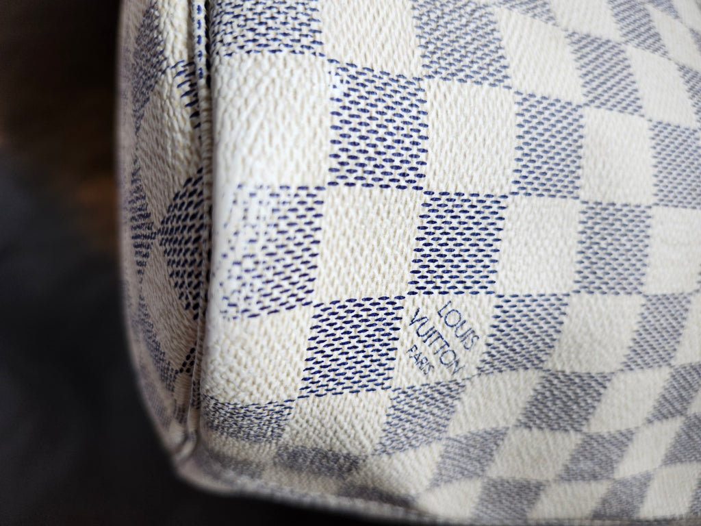 Louis Vuitton Neverfull MM Damier Azur Tote Bag