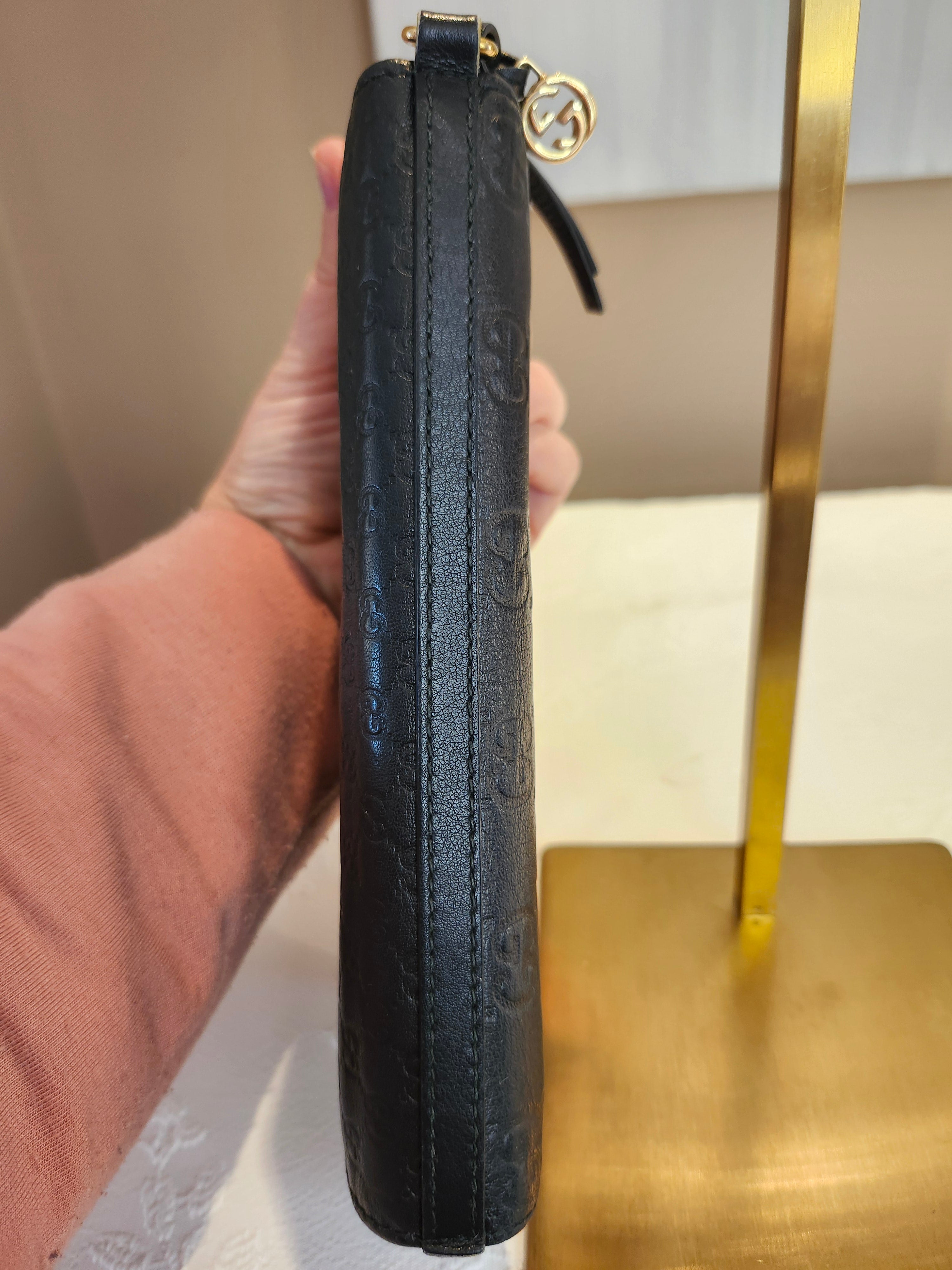 Gucci Guccissima Continental GG Monogram Print Leather Wallet