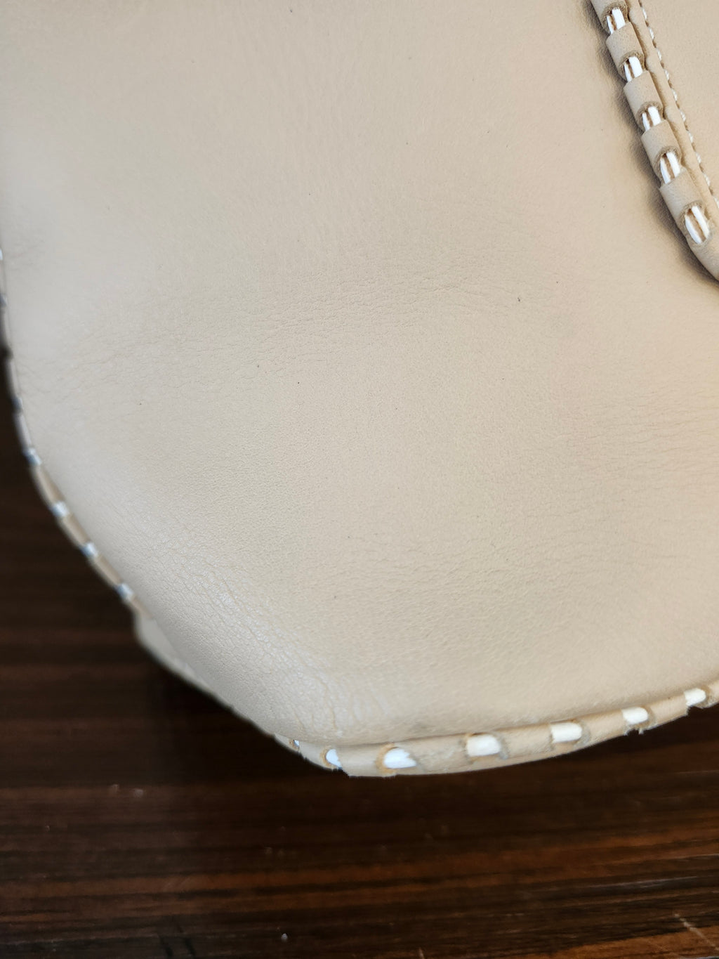 Valentino Garavani Calfskin Leather Tote in Beige