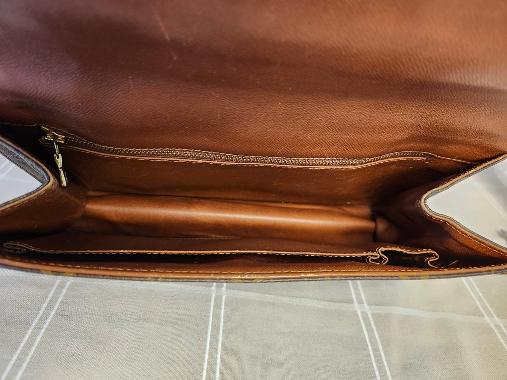 Louis Vuitton Brown Monogram Pochette Dame GM Women's Clutch Bag