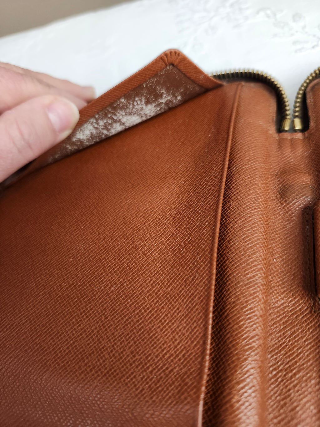 Louis Vuitton Monogram Organizer De Voyage Travel Wallet in Brown and Tan