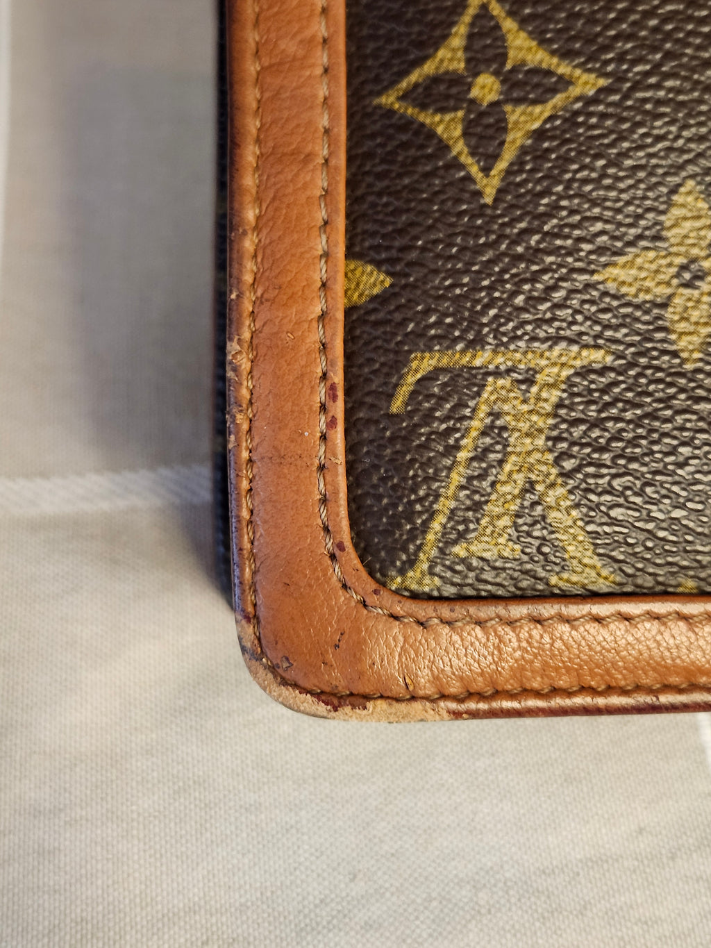Louis Vuitton Brown Monogram Pochette Dame GM Women's Clutch Bag