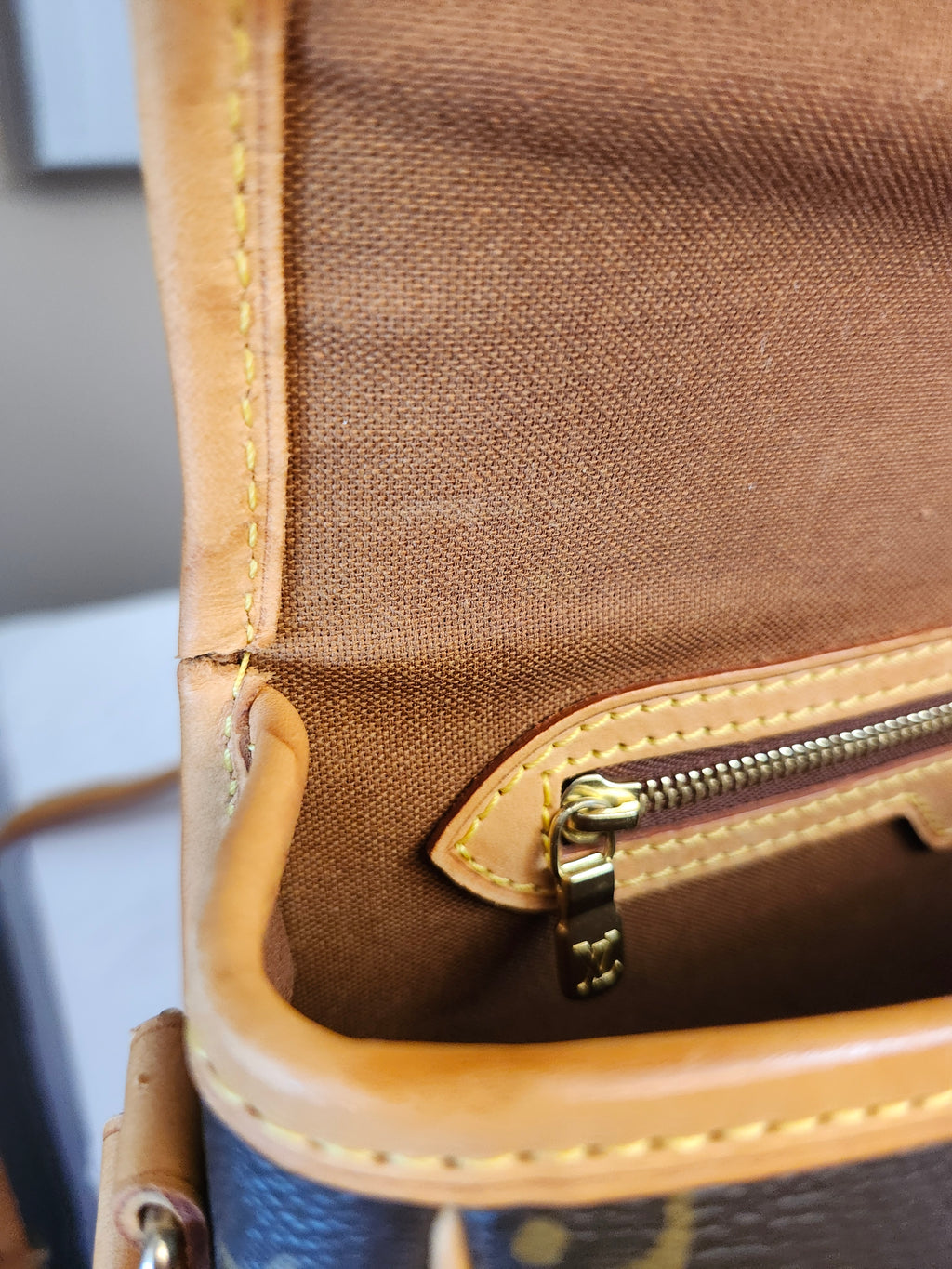 Louis Vuitton Monogram Canvas Sologne Saddle Crossbody Shoulder Bag