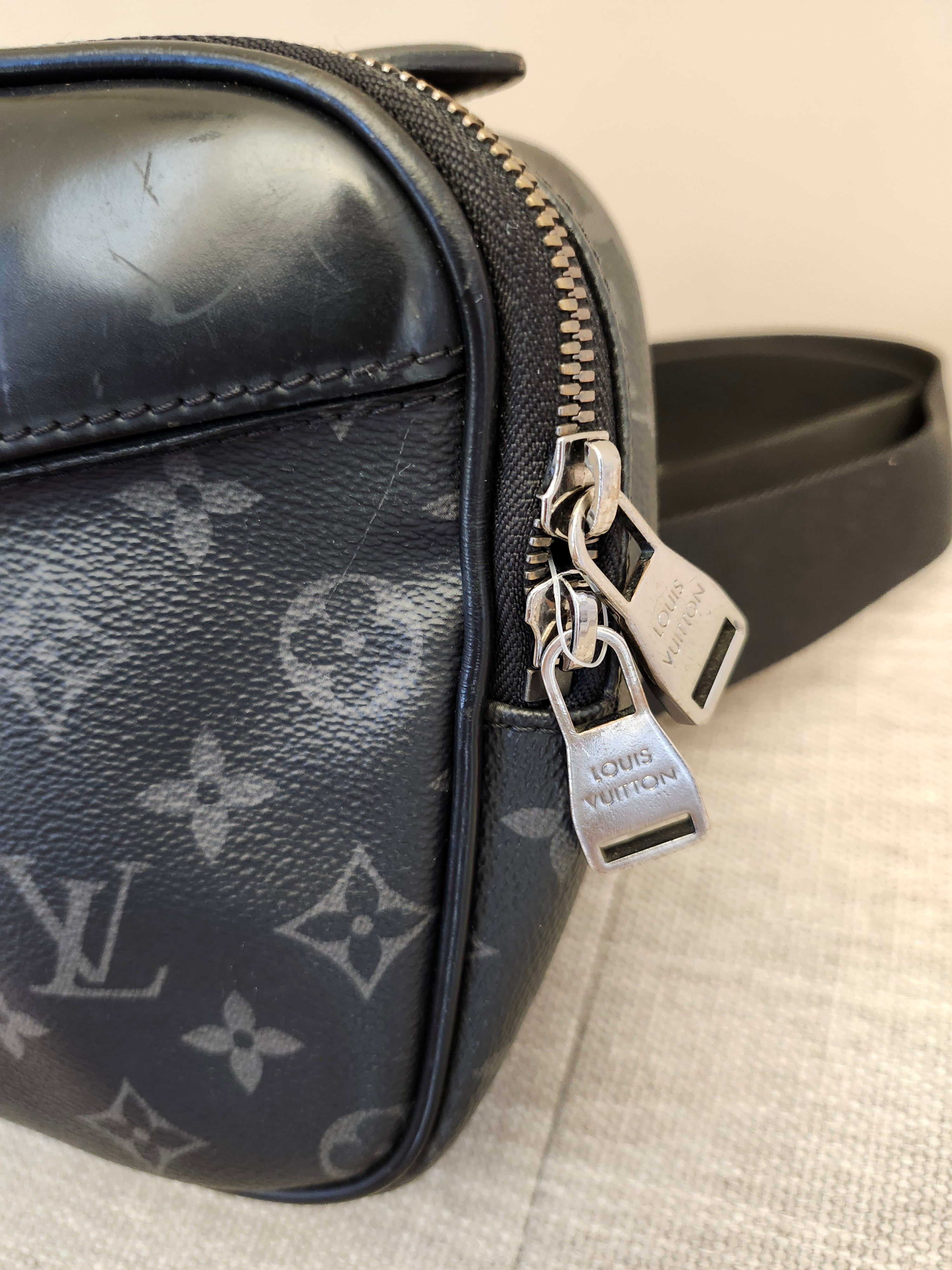 Louis Vuitton Black Monogram Eclipse Explorer Bumbag