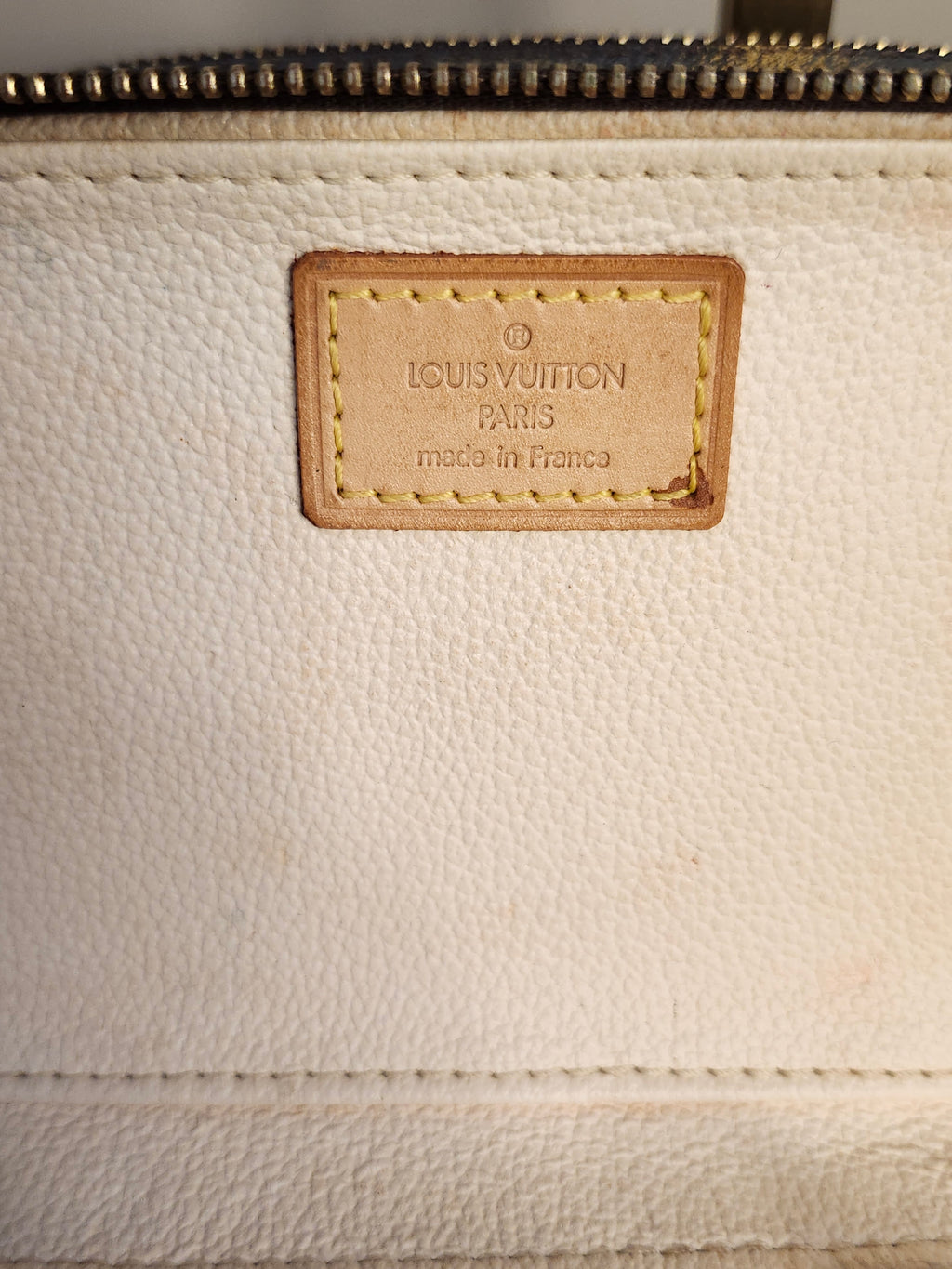 Louis Vuitton Monogram Trousse Blush Cosmetic Pouch In Brown And Tan