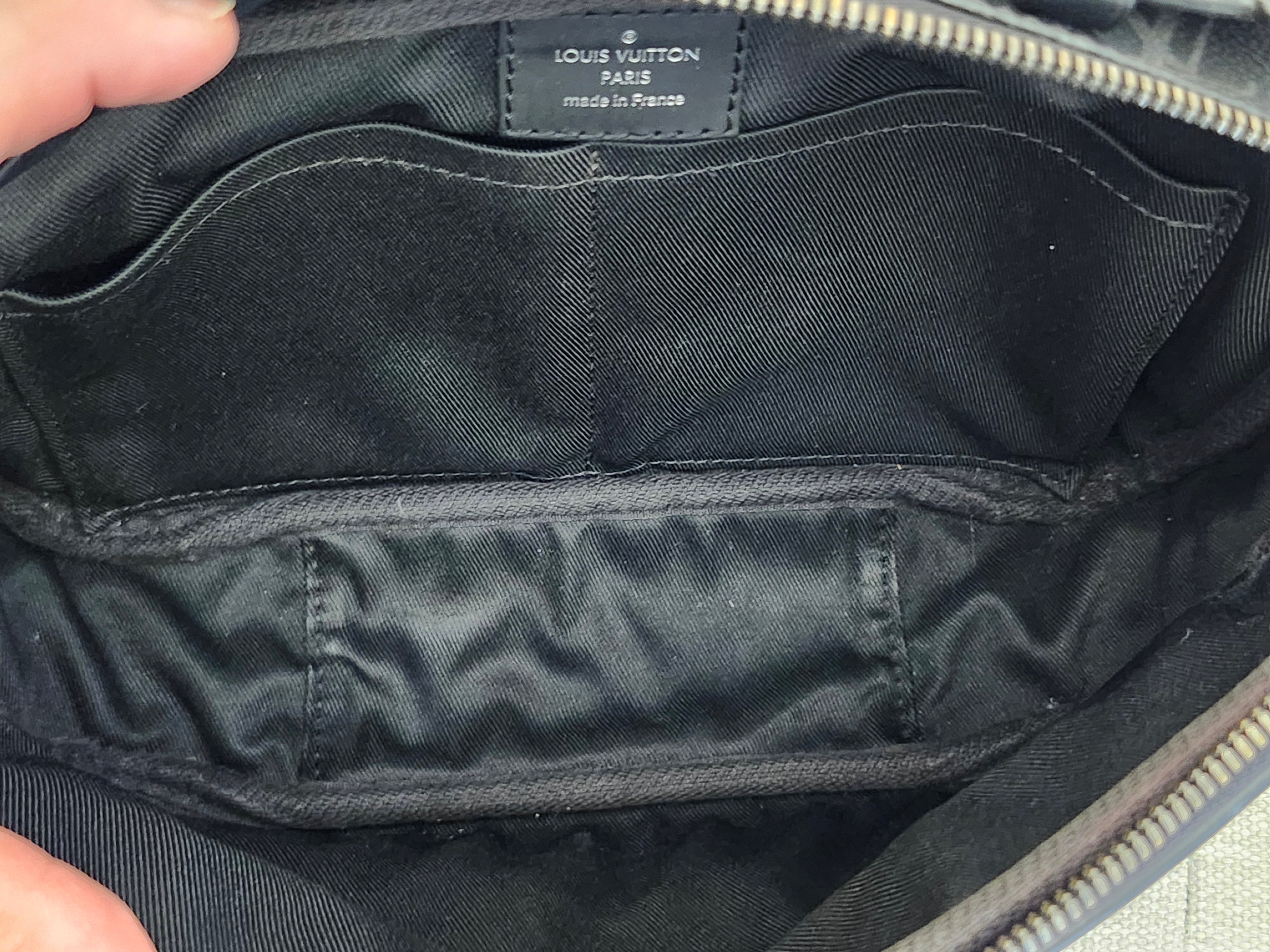 Louis Vuitton Black Monogram Eclipse Explorer Bumbag