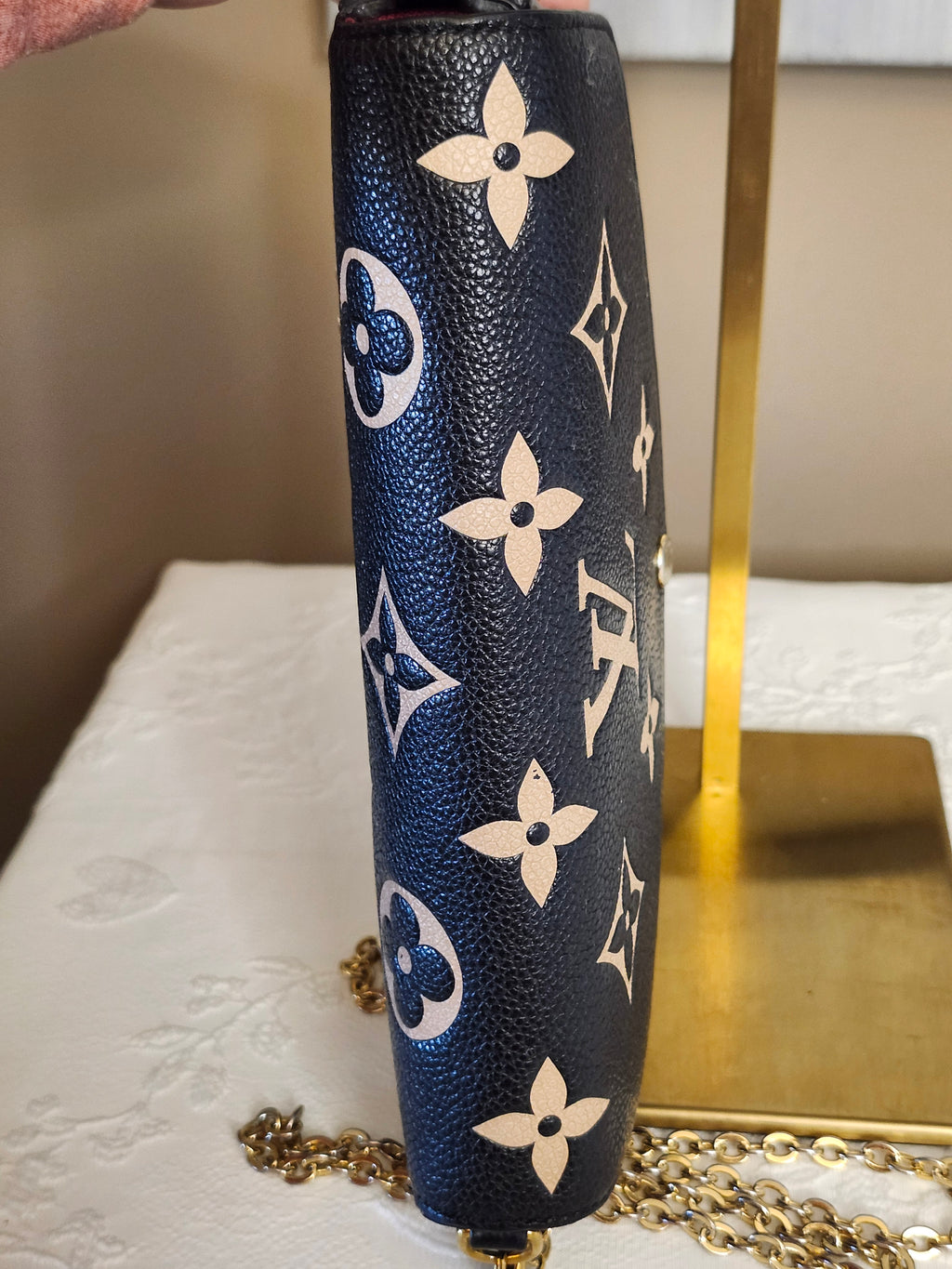 Louis Vuitton Monogram Empreinte Pochette Felicie Bag on Chain with Dustbag