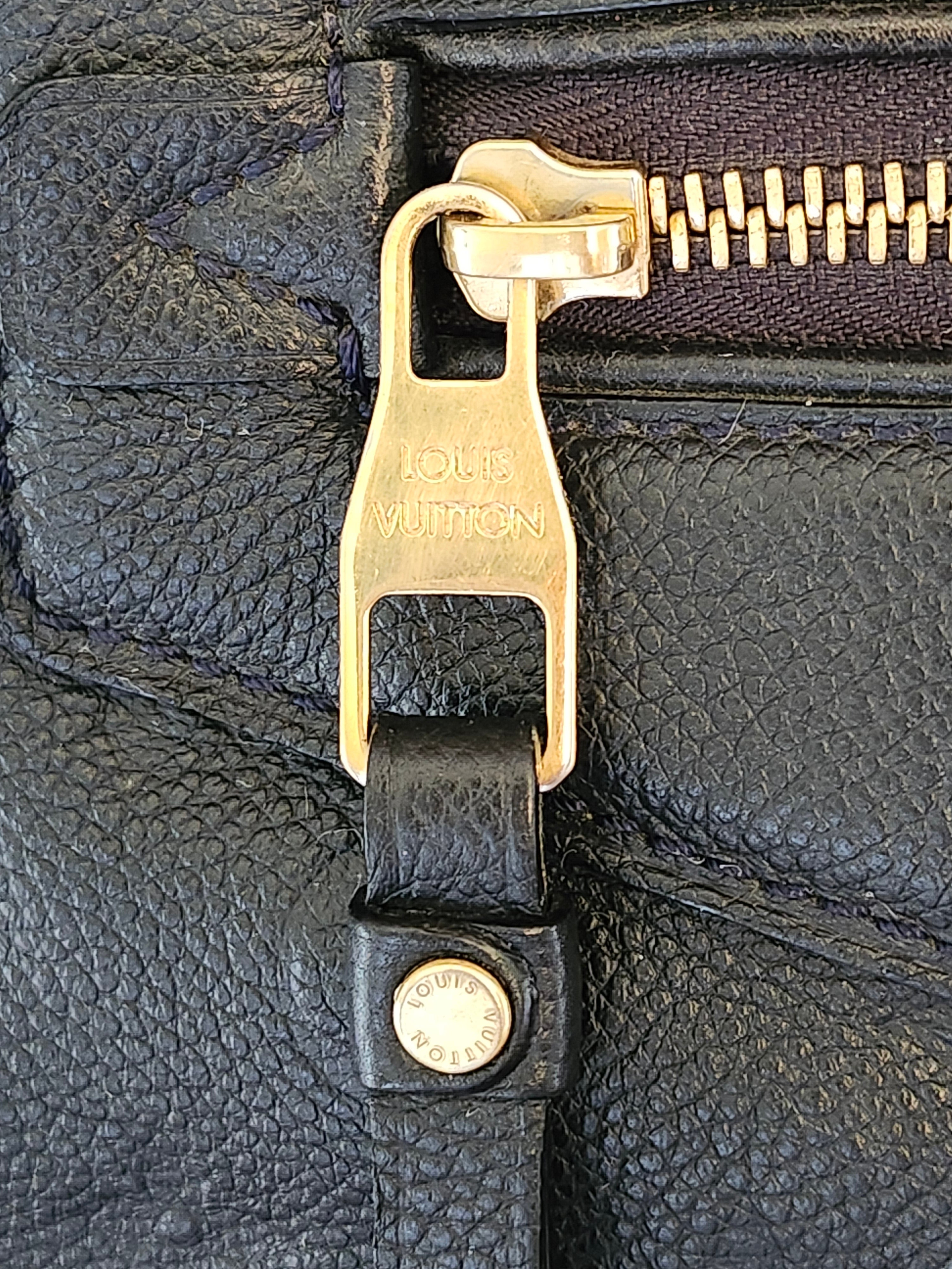 Louis Vuitton Lumineuse PM Monogram Empreinte Bleu Infini with Dustbag and Lock