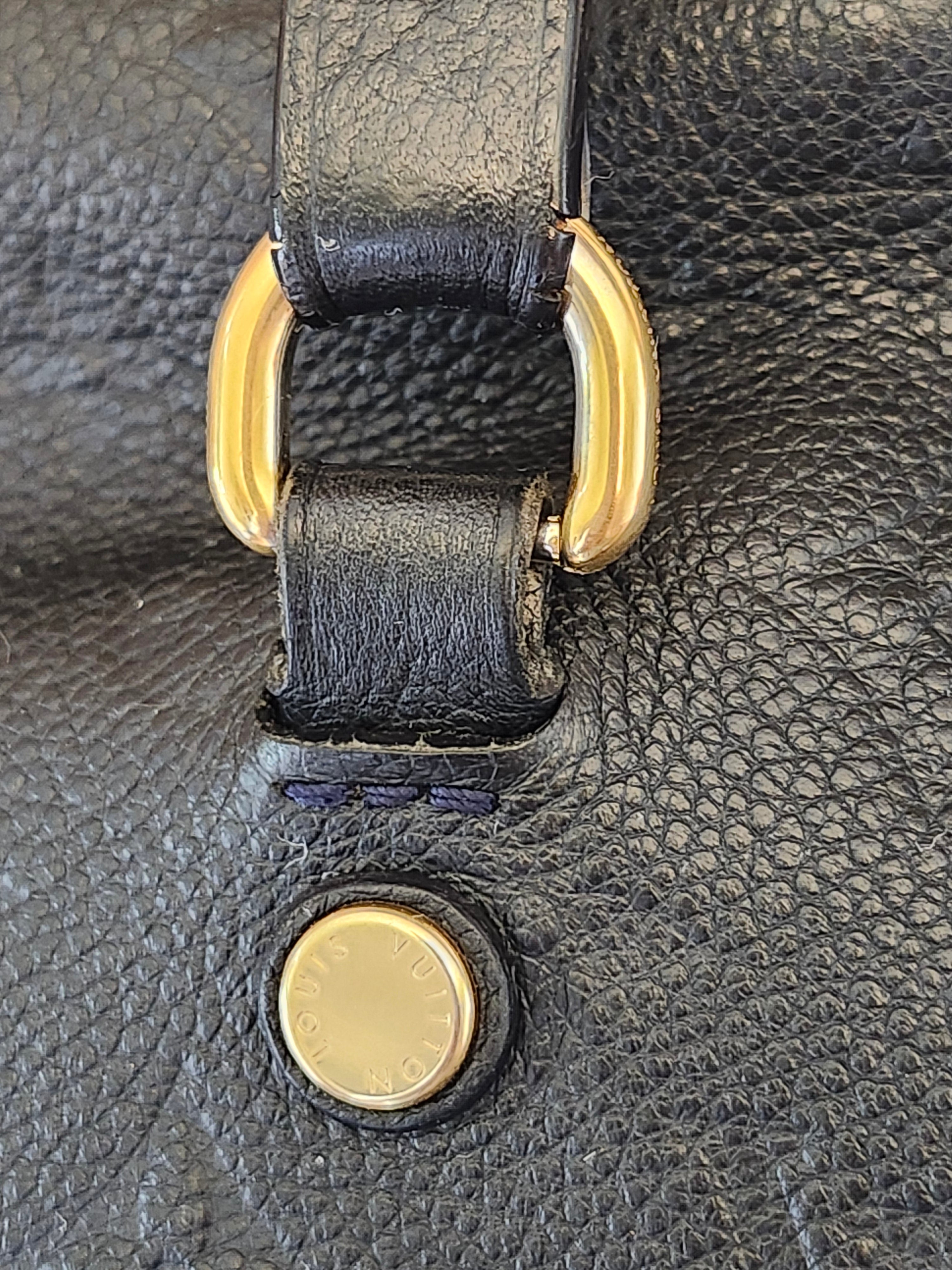 Louis Vuitton Lumineuse PM Monogram Empreinte Bleu Infini with Dustbag and Lock