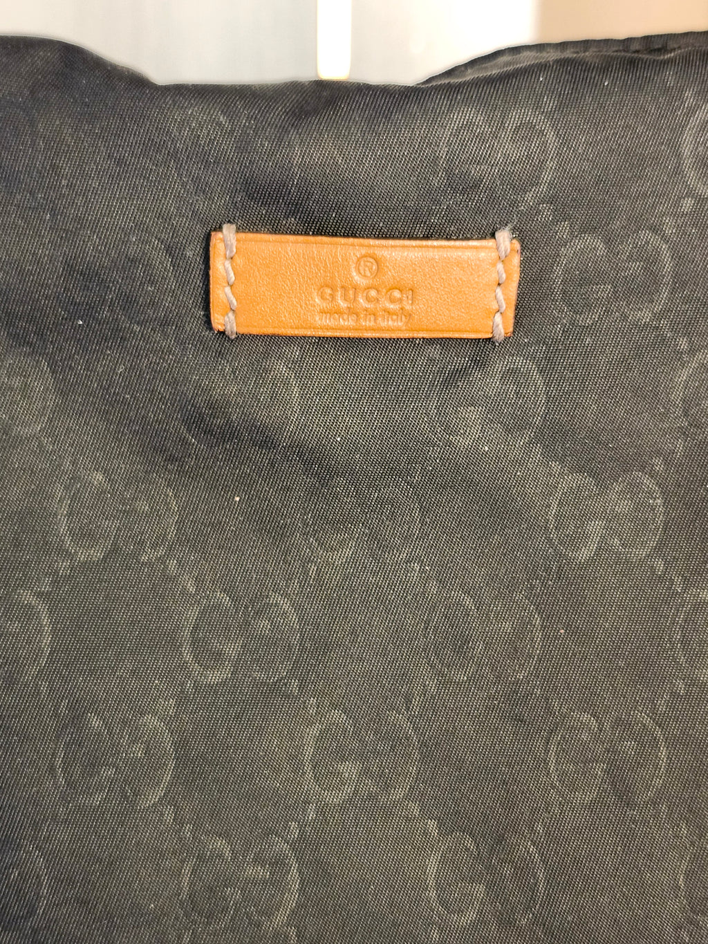 Gucci Guccissima GG Monogram Print Canvas Tote in Black