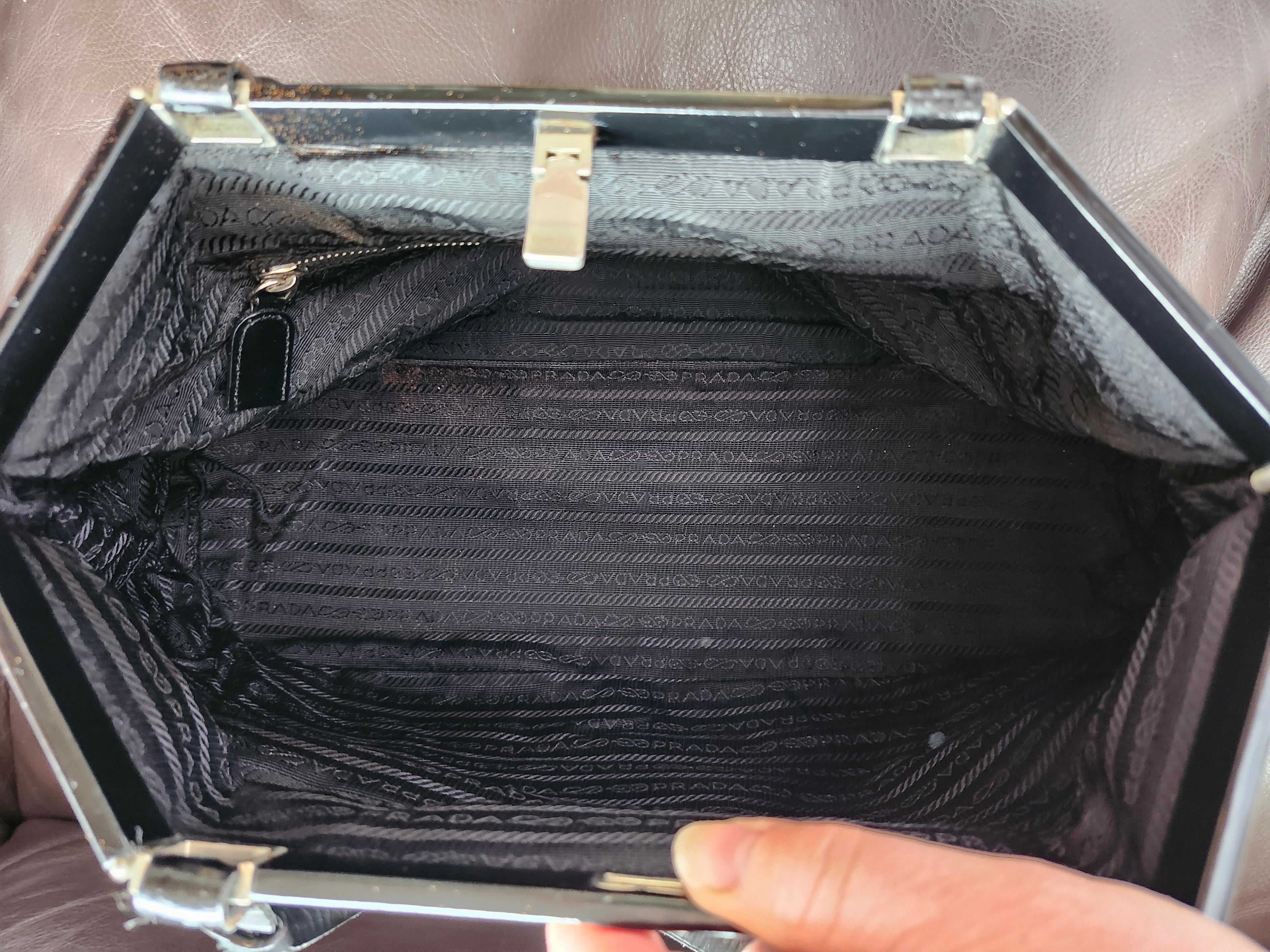 Prada Tessuto Nylon Black Tote Bag