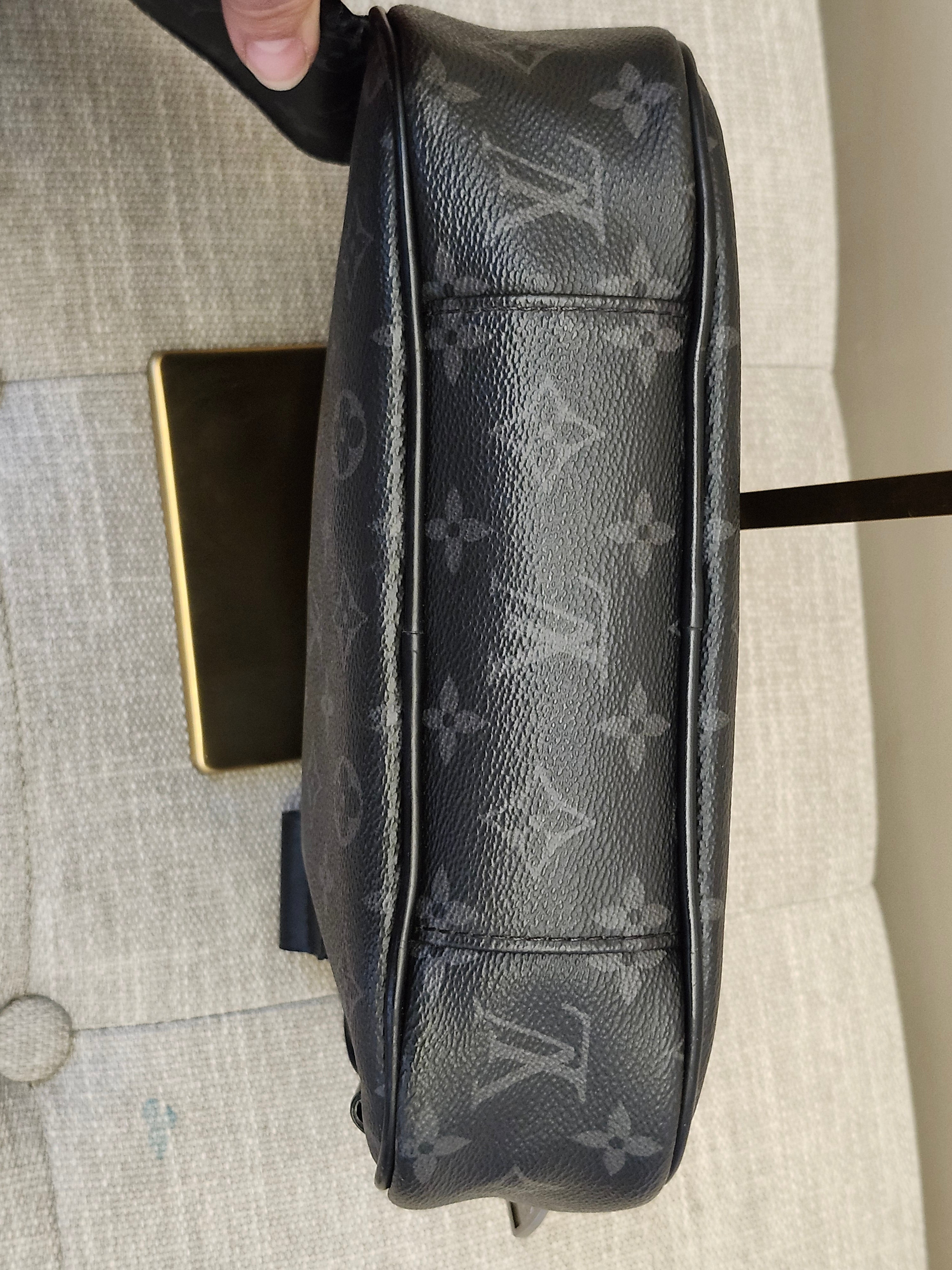 Louis Vuitton Black Monogram Eclipse Explorer Bumbag