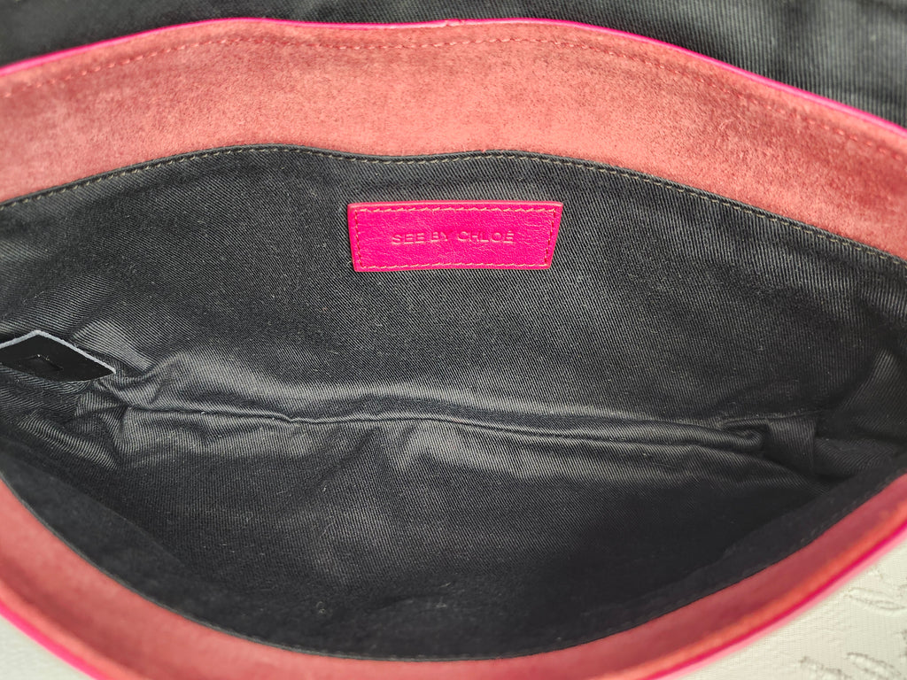 Chloe See by Chloe Pink Martini Shoulder Bag with Dustbag
