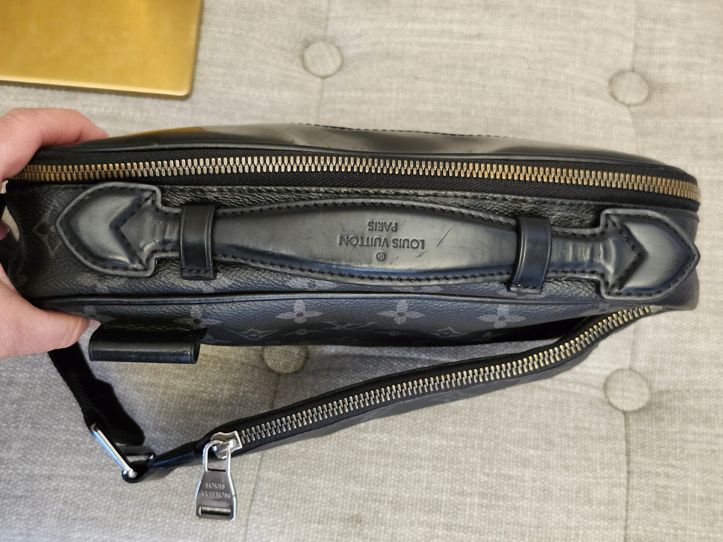 Louis Vuitton Black Monogram Eclipse Explorer Bumbag