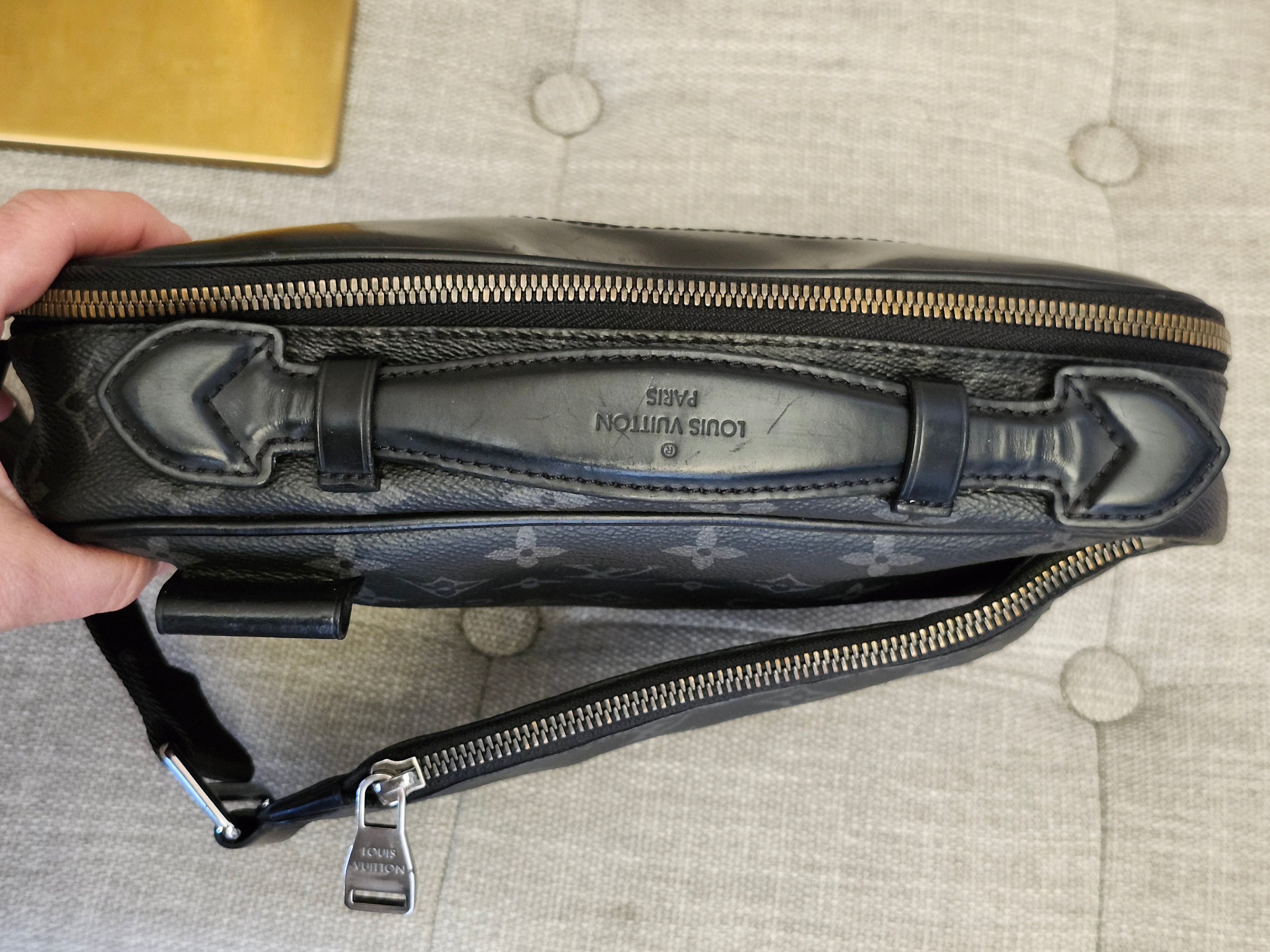 Louis Vuitton Black Monogram Eclipse Explorer Bumbag