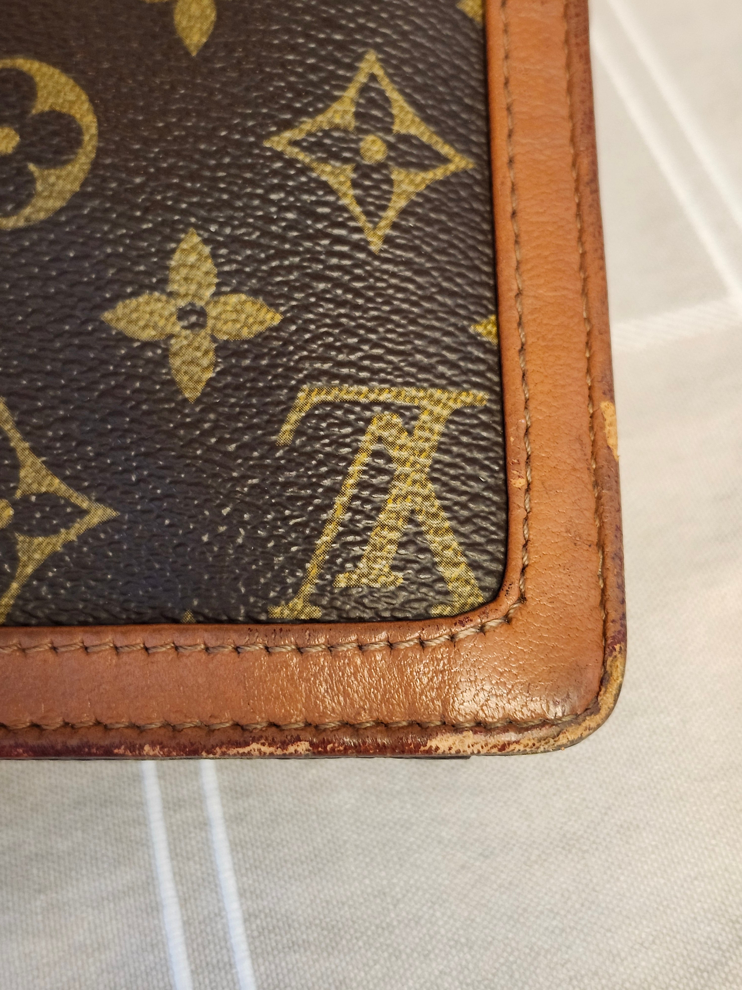 Louis Vuitton Brown Monogram Pochette Dame GM Women's Clutch Bag