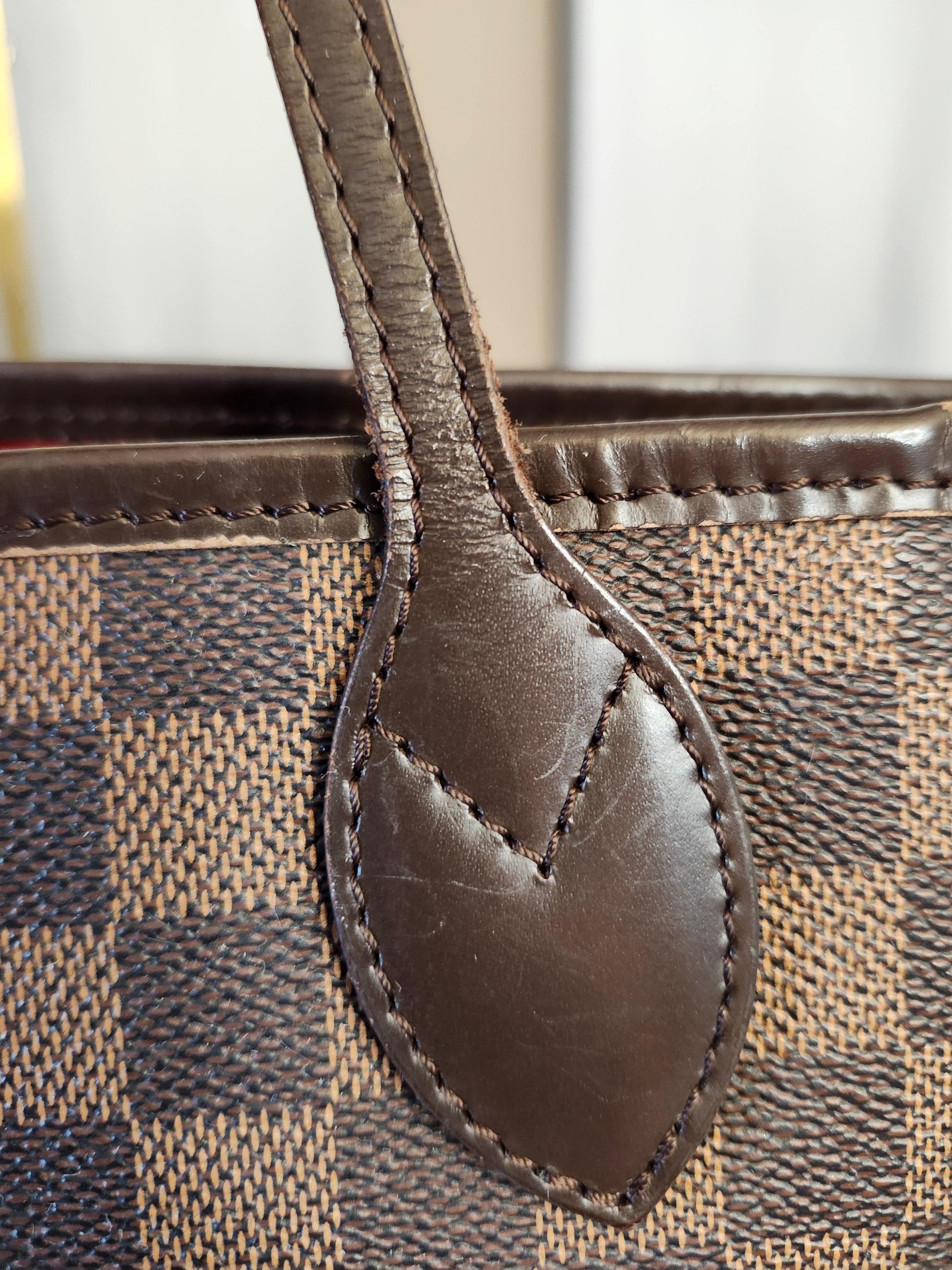 Louis Vuitton Neverfull PM in Damier Ebene Monogram Print