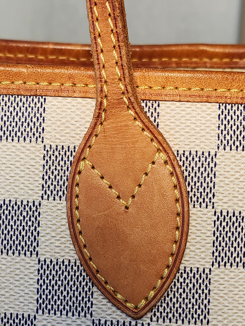 Louis Vuitton Neverfull MM Damier Azur Tote Bag