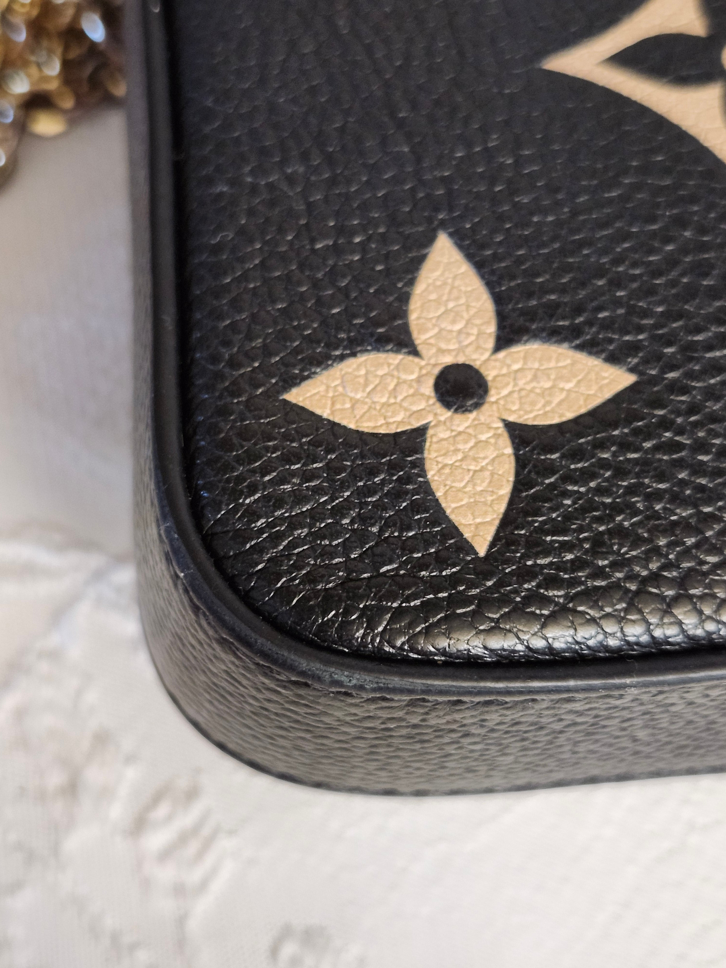 Louis Vuitton Monogram Empreinte Pochette Felicie Bag on Chain with Dustbag