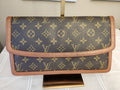 Louis Vuitton Brown Monogram Pochette Dame GM Women's Clutch Bag