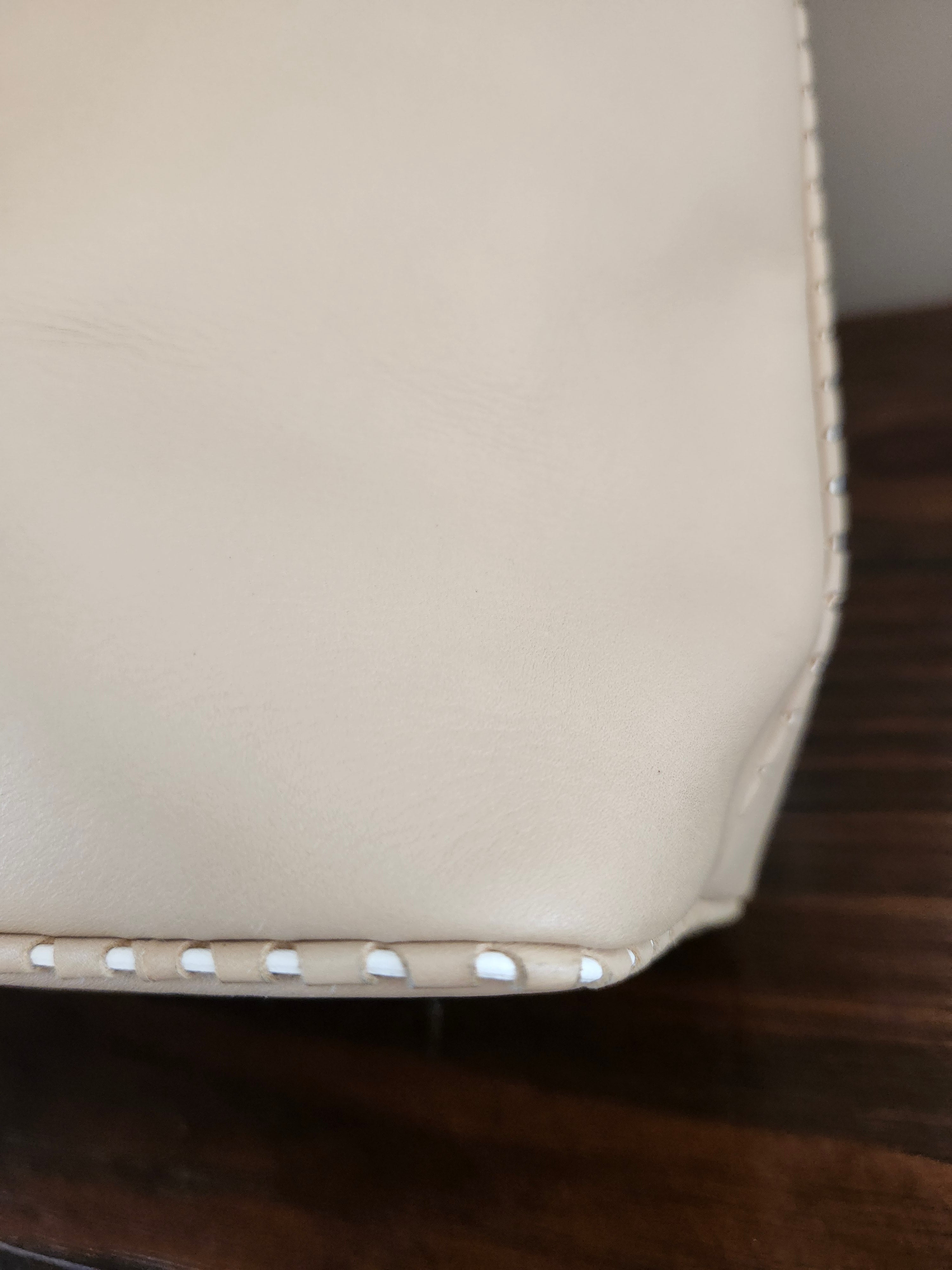 Valentino Garavani Calfskin Leather Tote in Beige