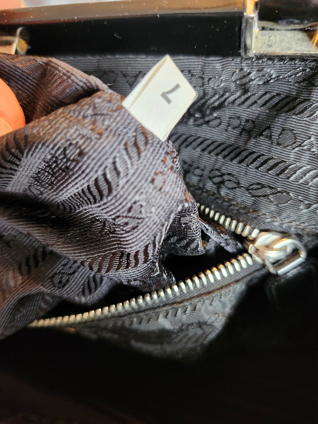 Prada Tessuto Nylon Black Tote Bag