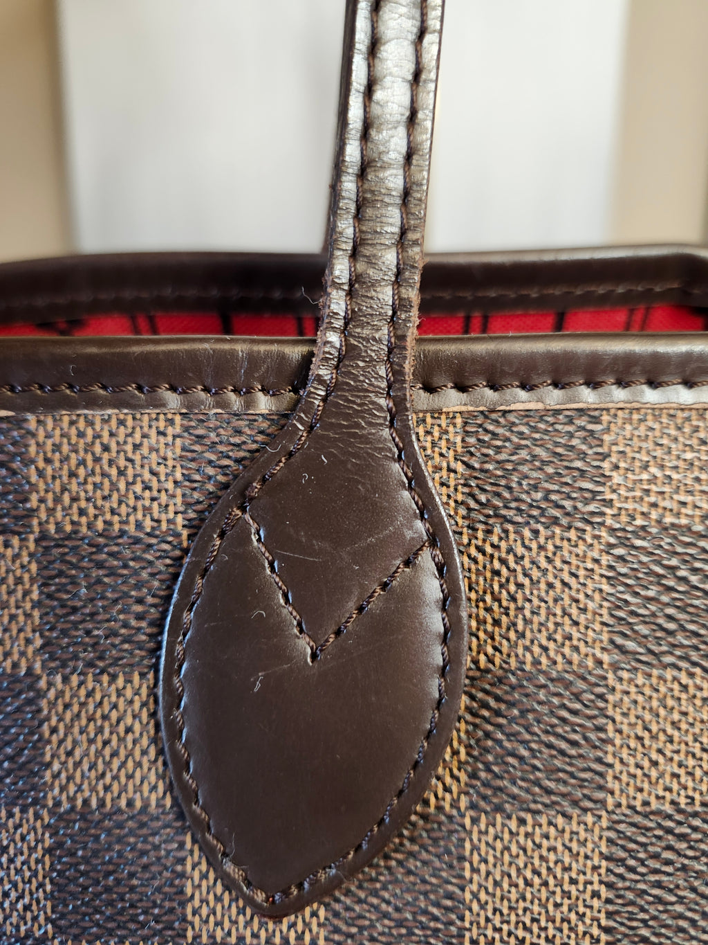 Louis Vuitton Neverfull PM in Damier Ebene Monogram Print
