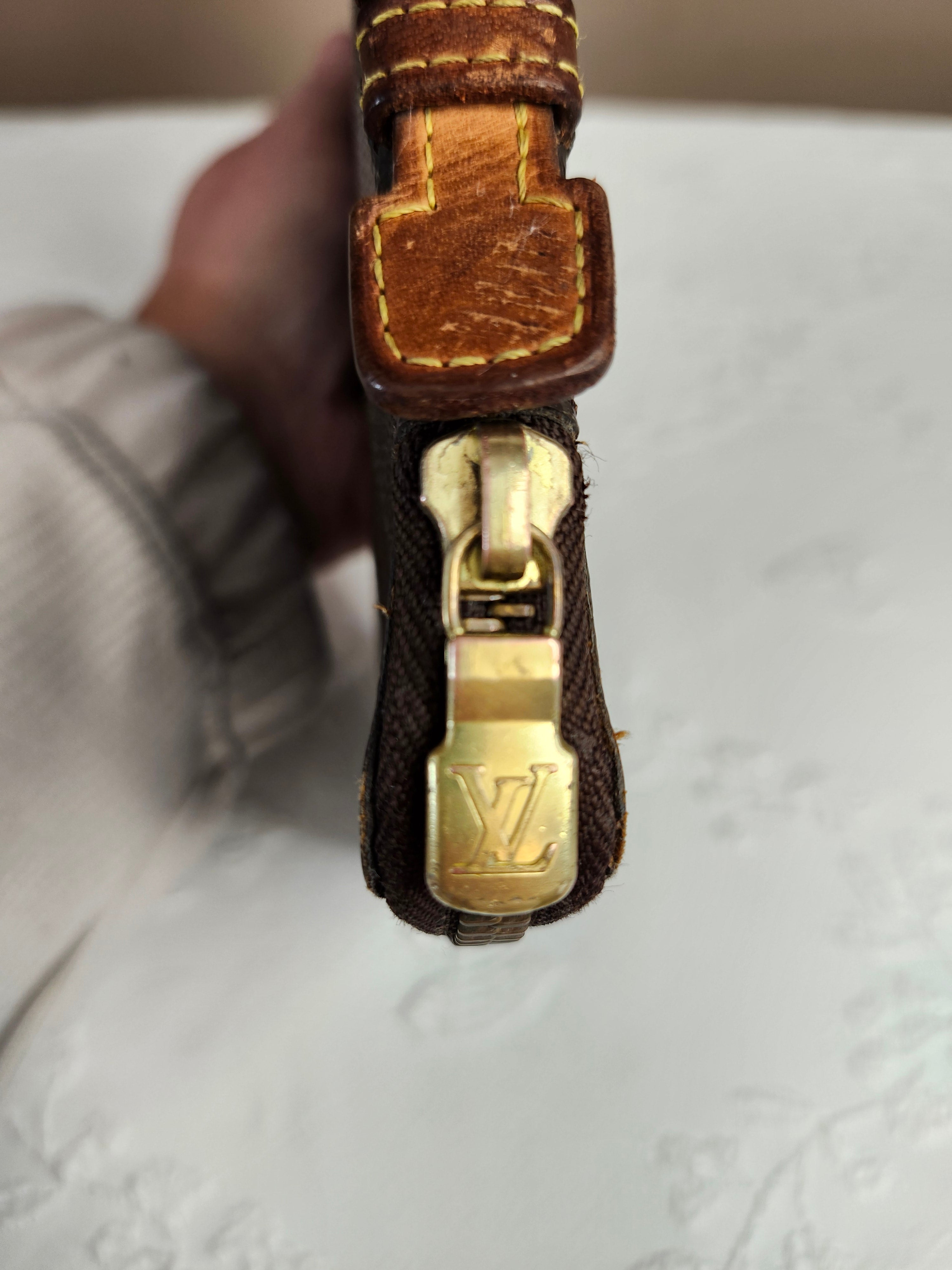 Louis Vuitton Monogram Organizer De Voyage Travel Wallet in Brown and Tan