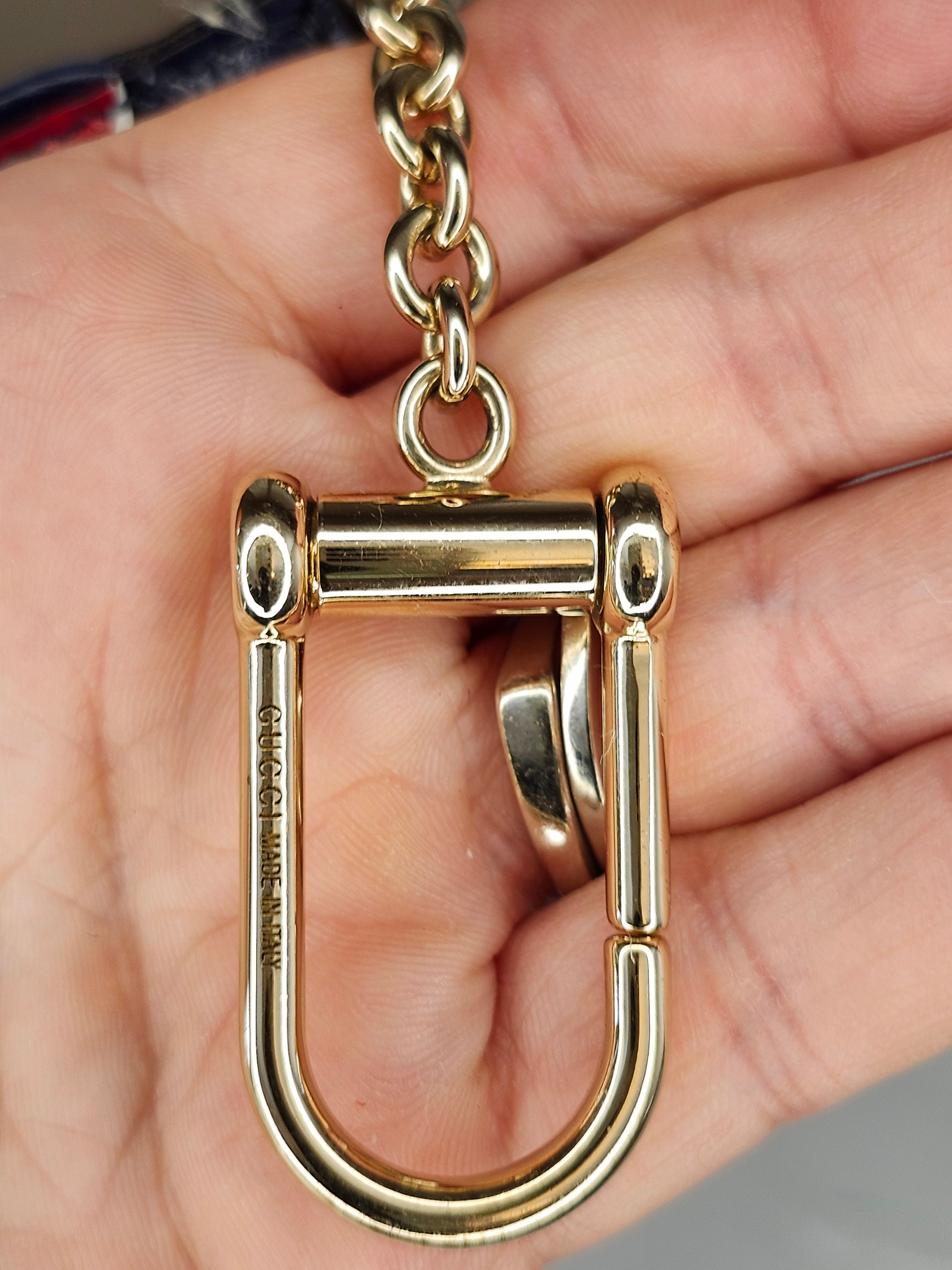 Gucci Bloom Navy Heart Print Women's Coin Key Purse