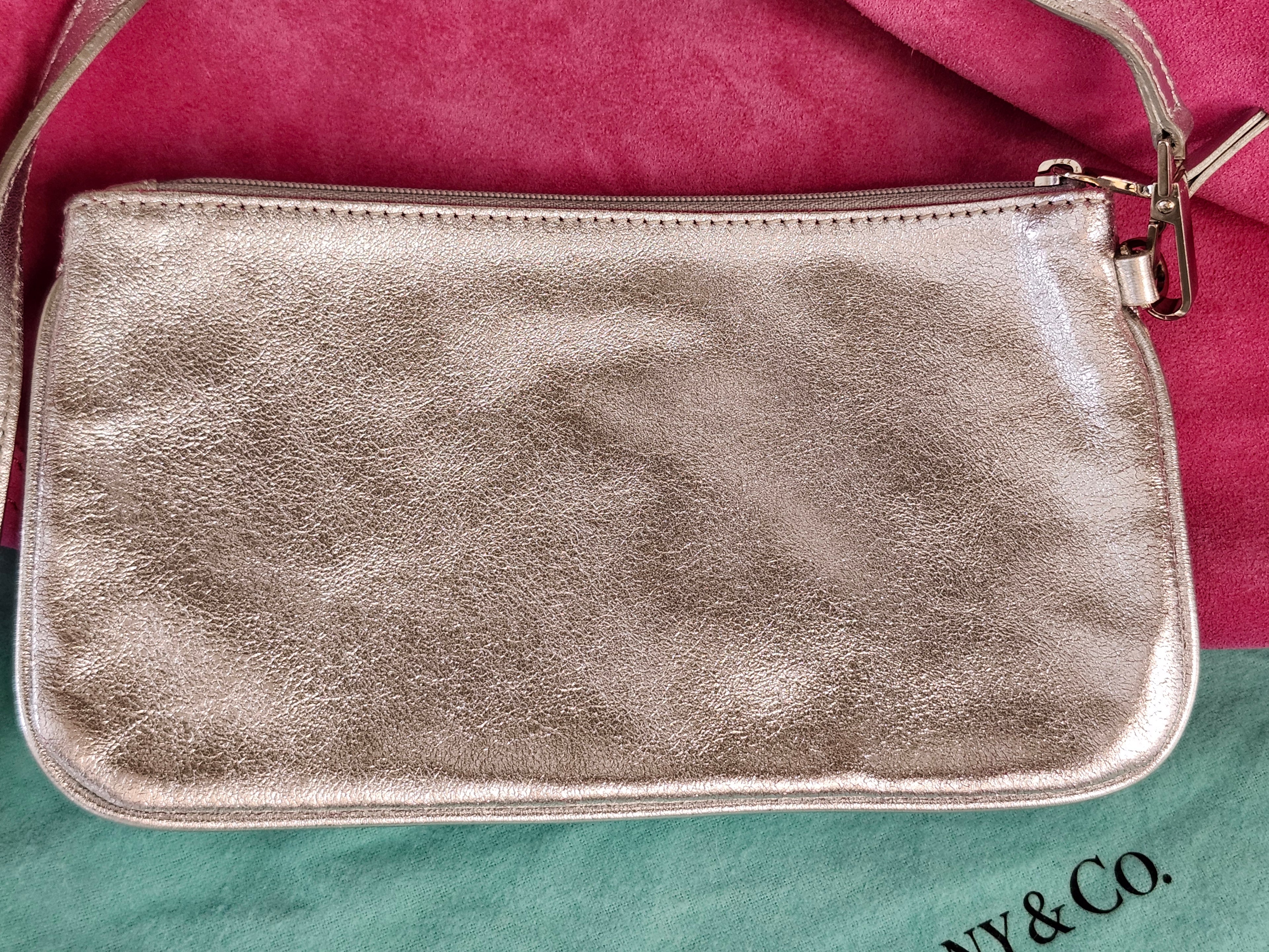 Tiffany & Co. Reversible Tote Bag in Pink Suede and Silver