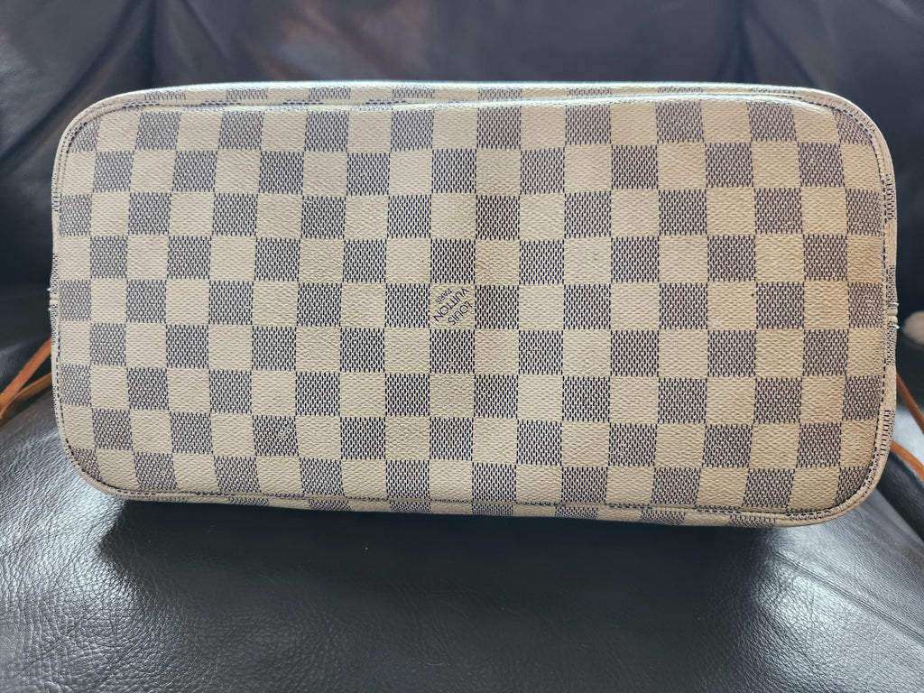 Louis Vuitton Neverfull MM Damier Azur Tote Bag