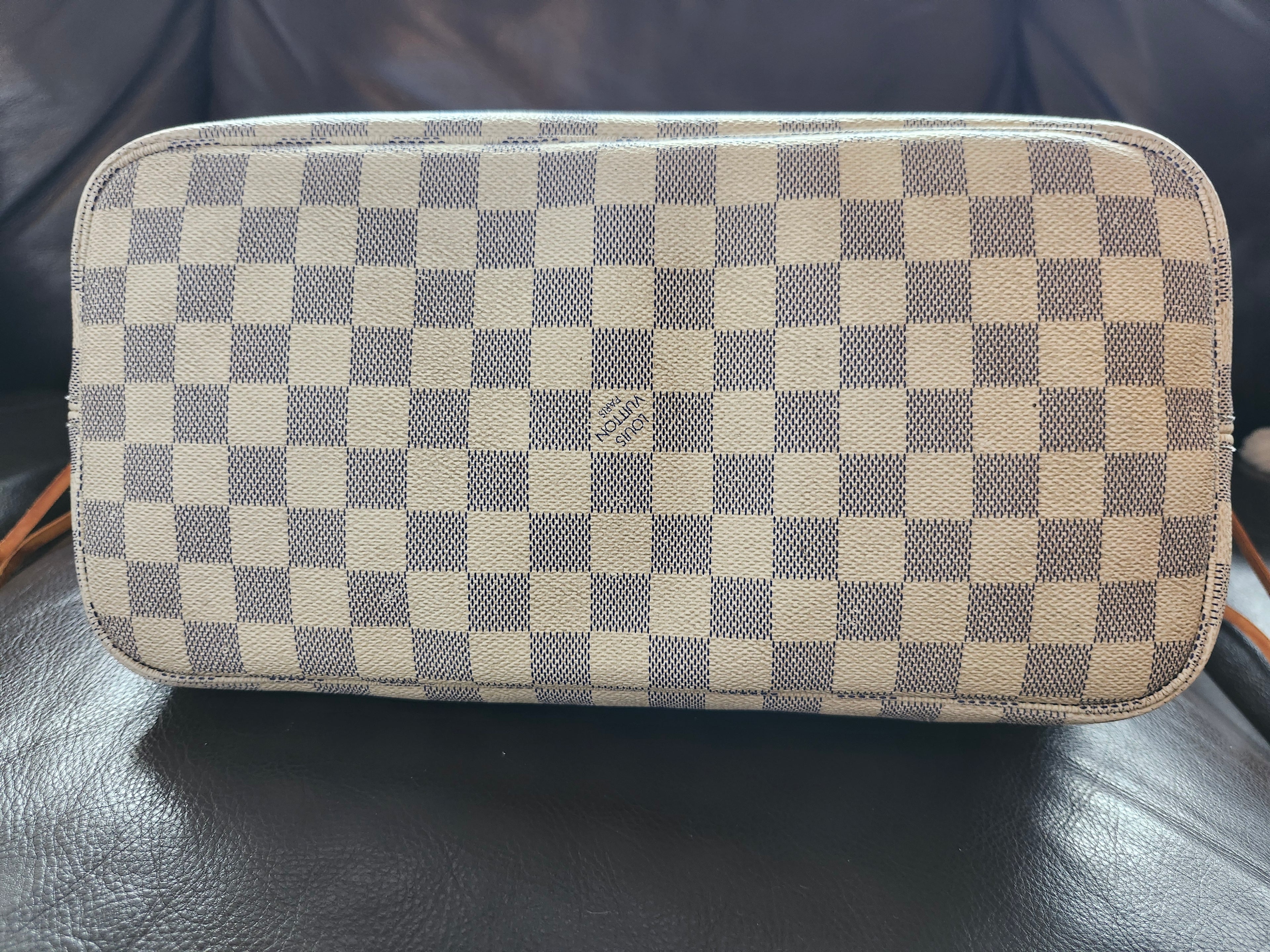 Louis Vuitton Neverfull MM Damier Azur Tote Bag