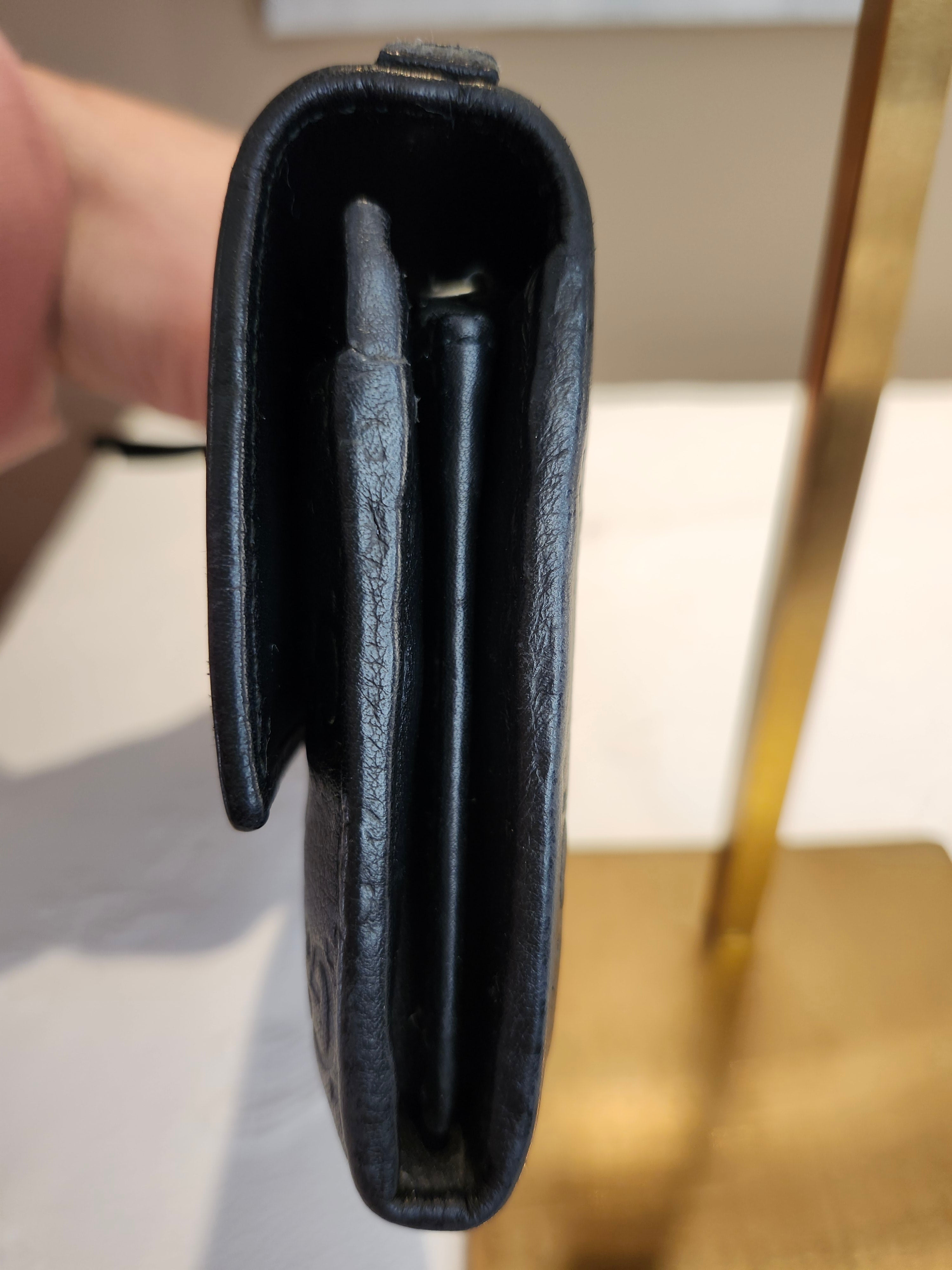 Gucci Guccissima Continental GG Monogram Print Leather Wallet