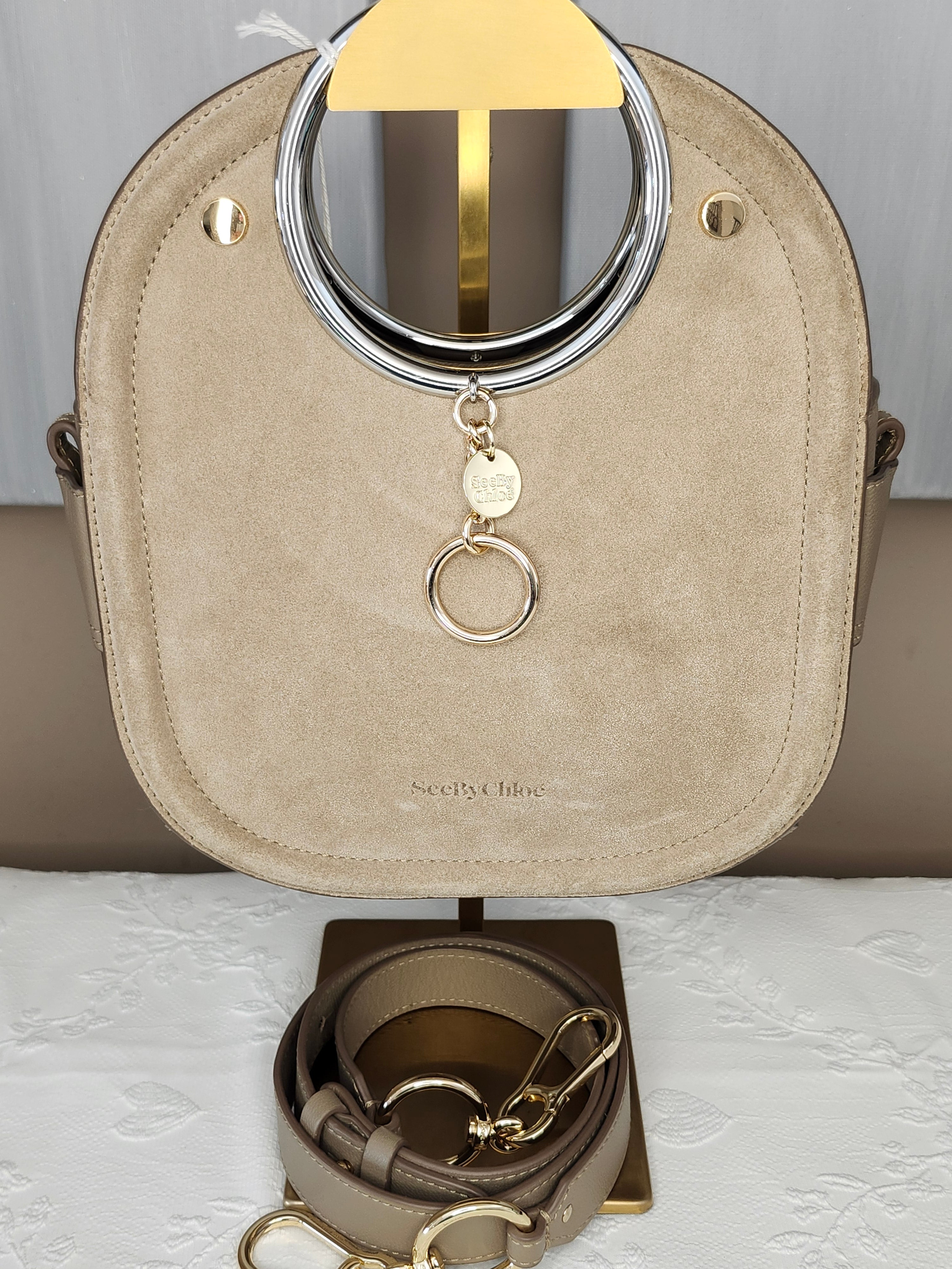 See By Chloe Mara Tan Suede Women's Bag