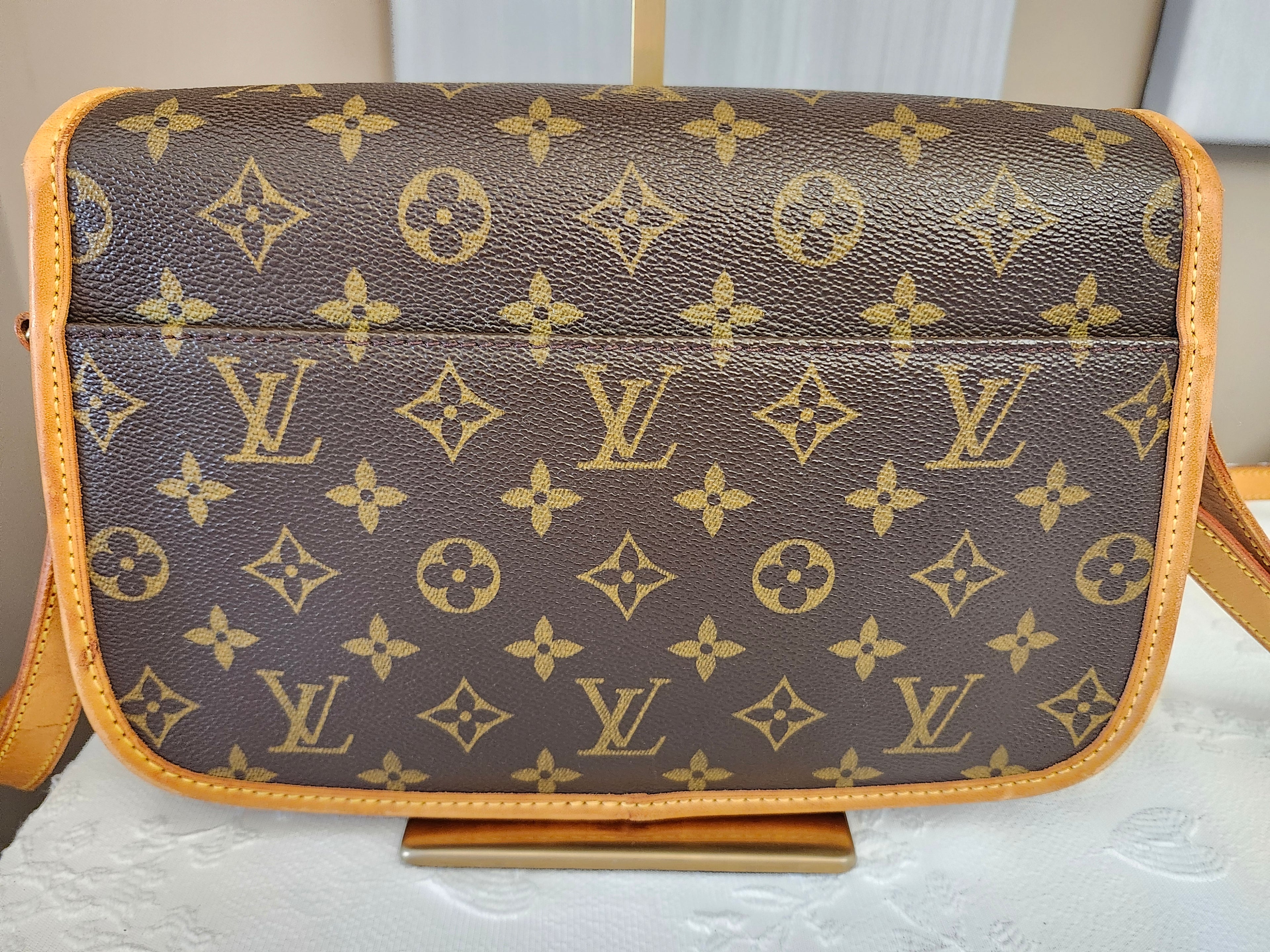 Louis Vuitton Monogram Canvas Sologne Saddle Crossbody Shoulder Bag
