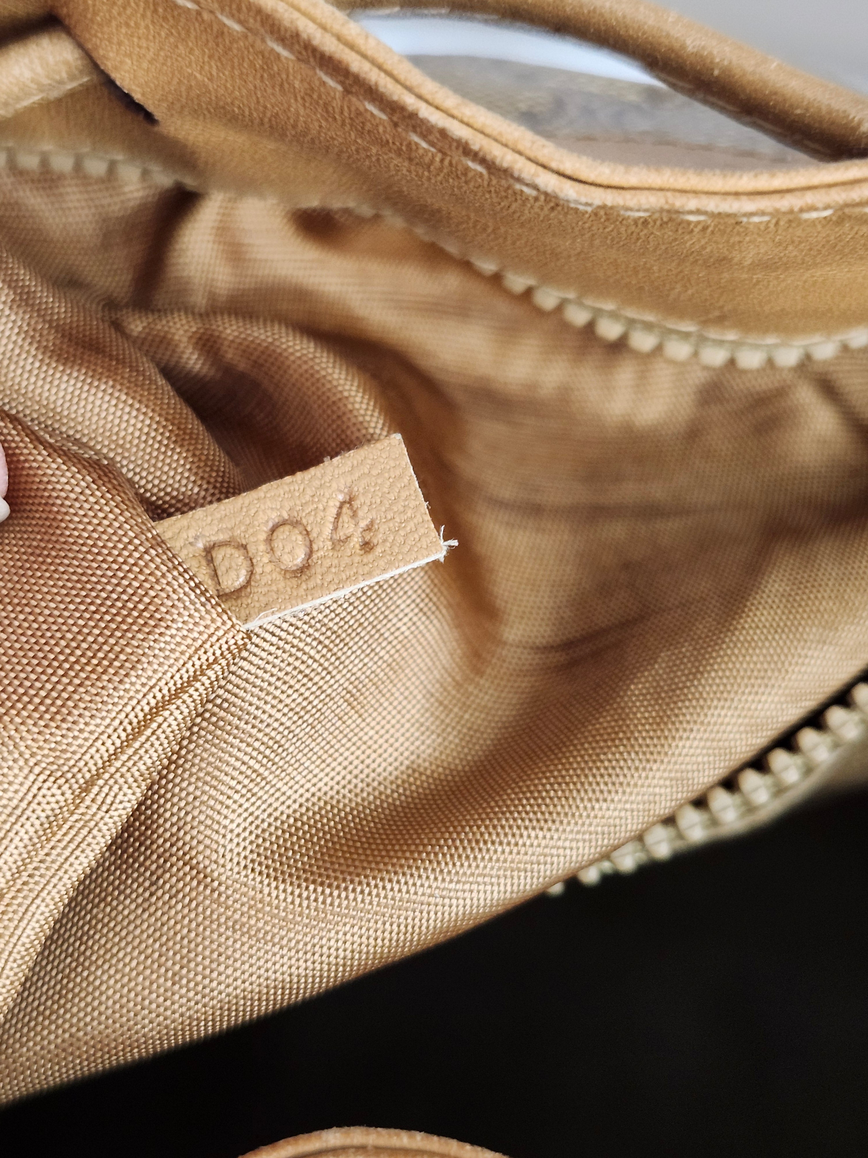 Celine Macadam Vintage Bucket Bag in Beige