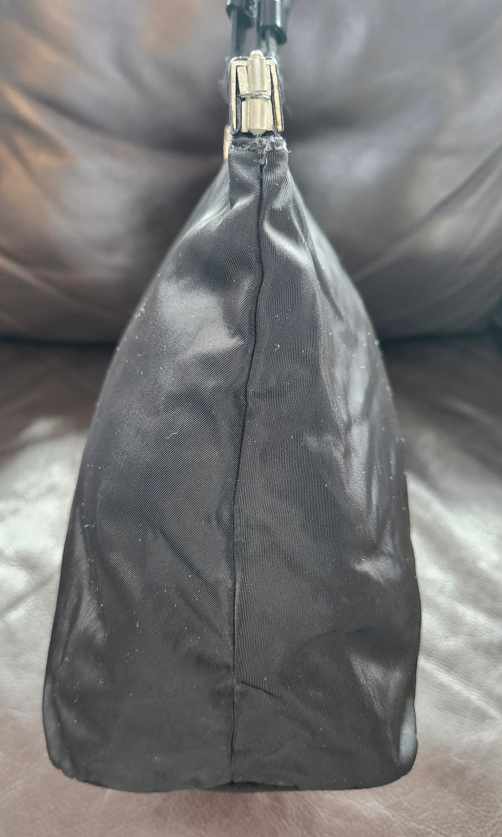 Prada Tessuto Nylon Black Tote Bag
