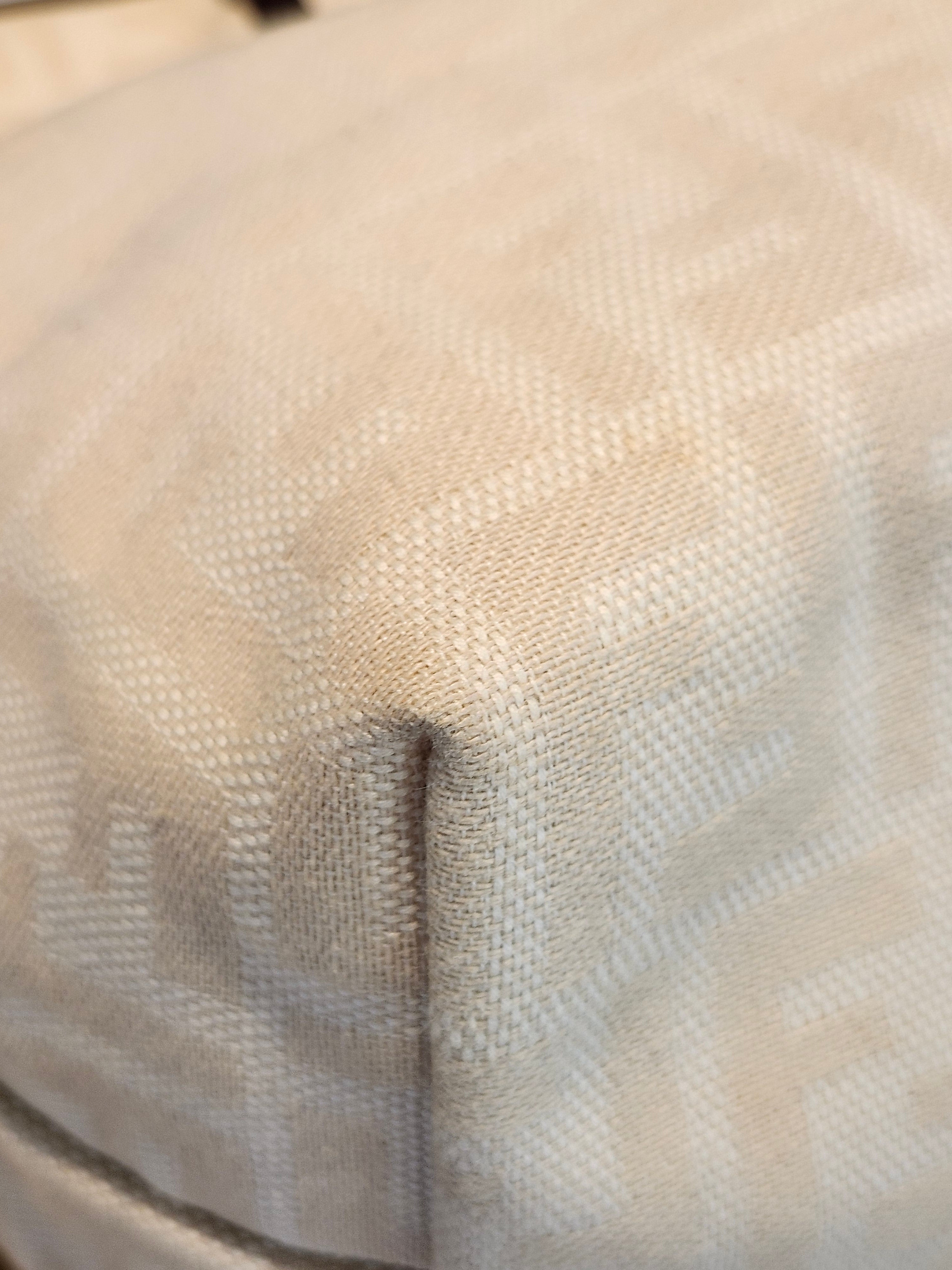 Fendi FF Monogram Cream Neverfull Tote Bag with Leather Pouch Insert