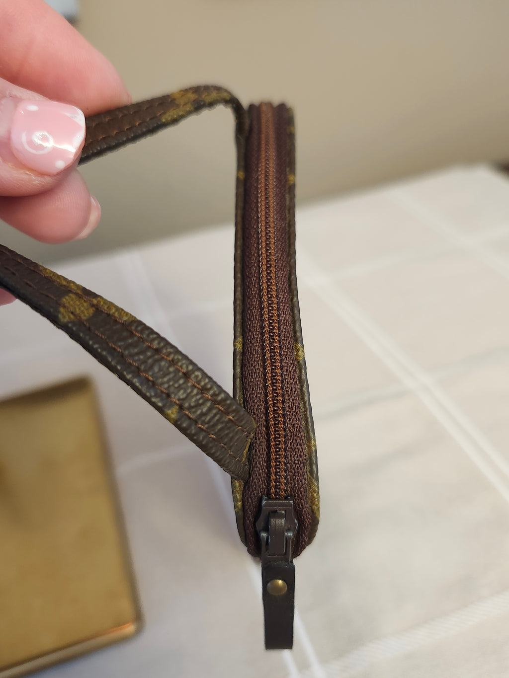 Louis Vuitton Brown Women's Monogram Secret Pochette Shoulder Bag