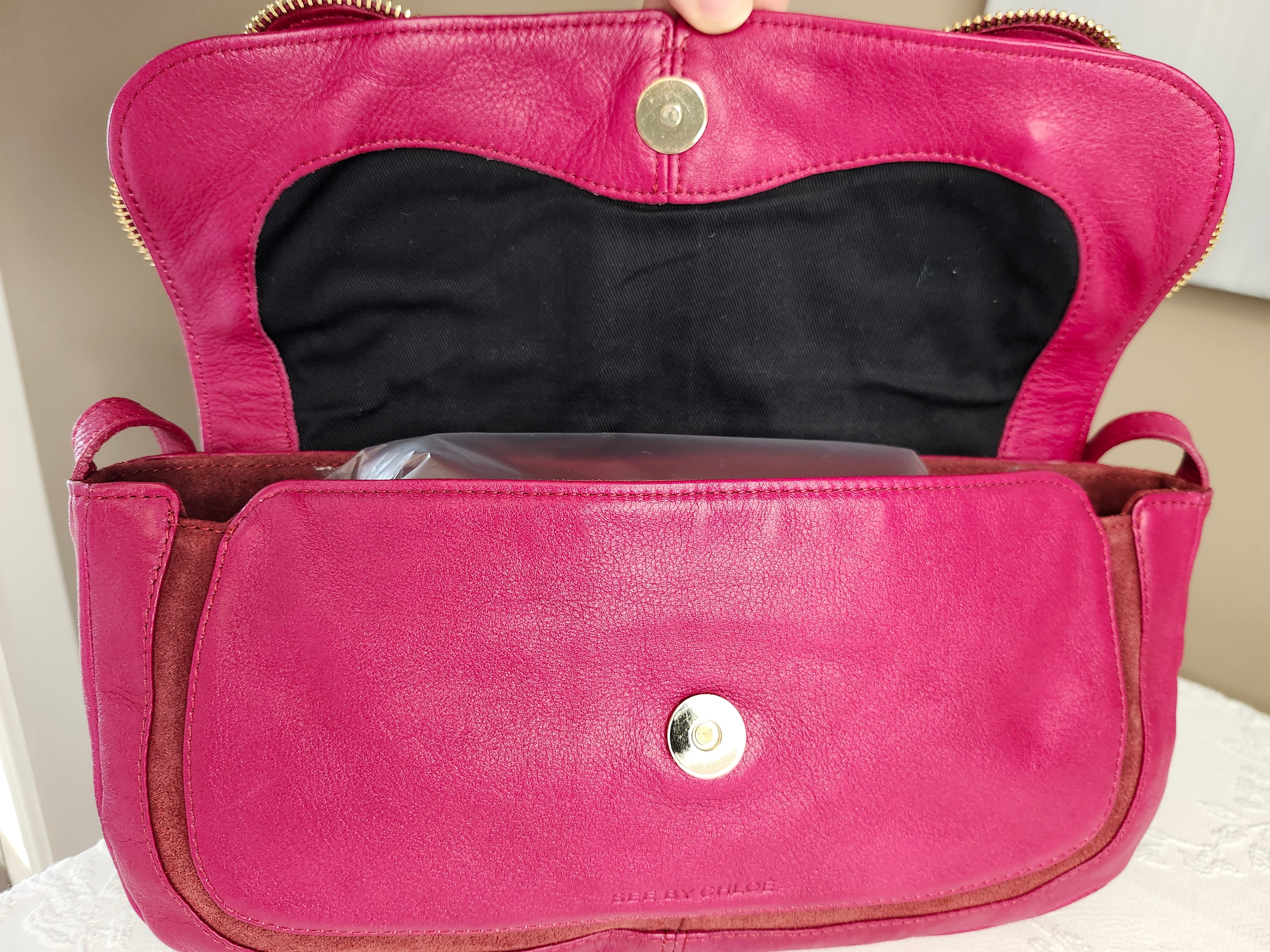 Chloe See by Chloe Pink Martini Shoulder Bag with Dustbag