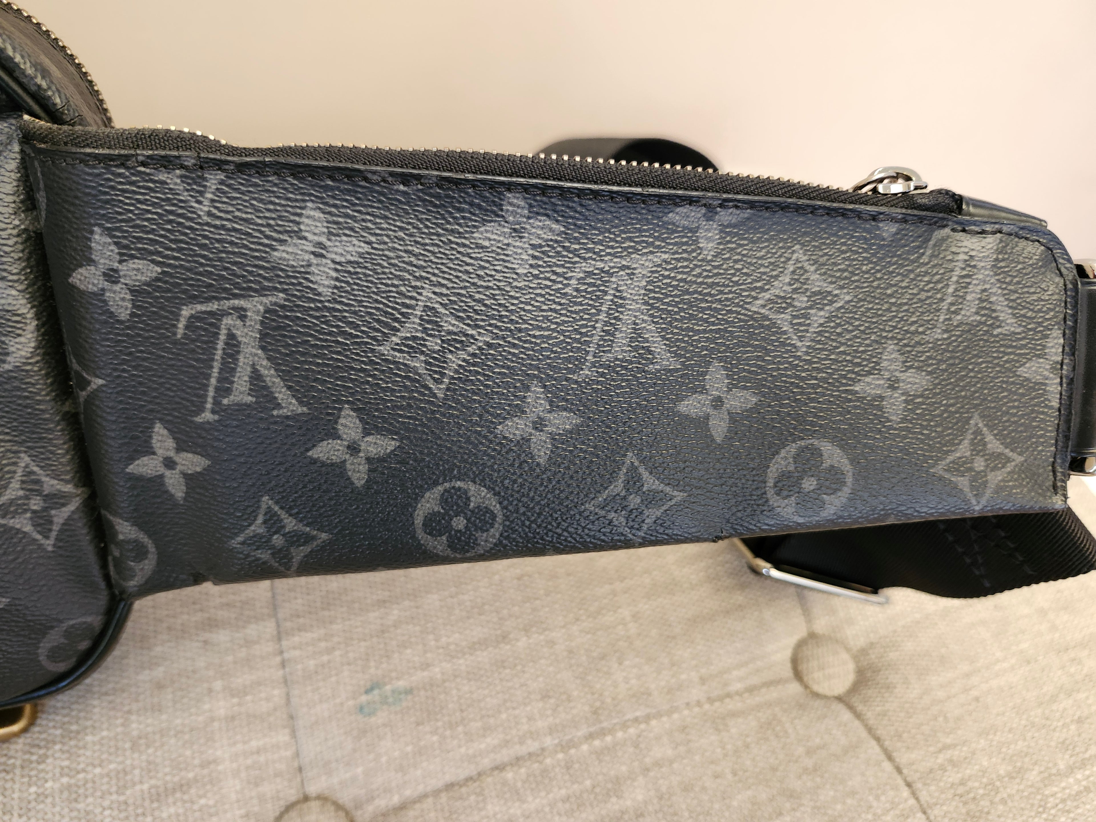 Louis Vuitton Black Monogram Eclipse Explorer Bumbag