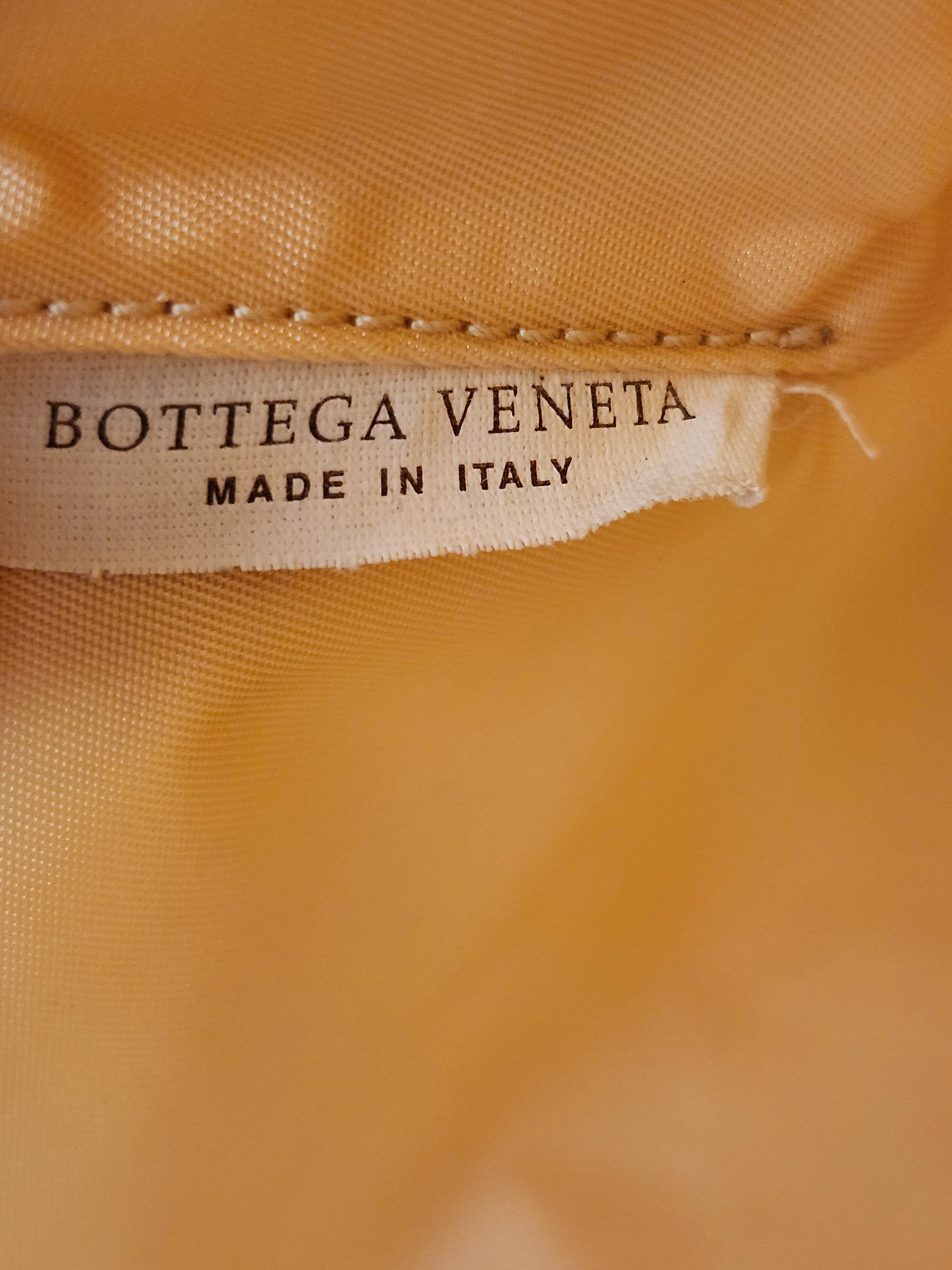 Bottega Veneta Intrecciato Illusion Yellow Nylon Tote with Bag Charm