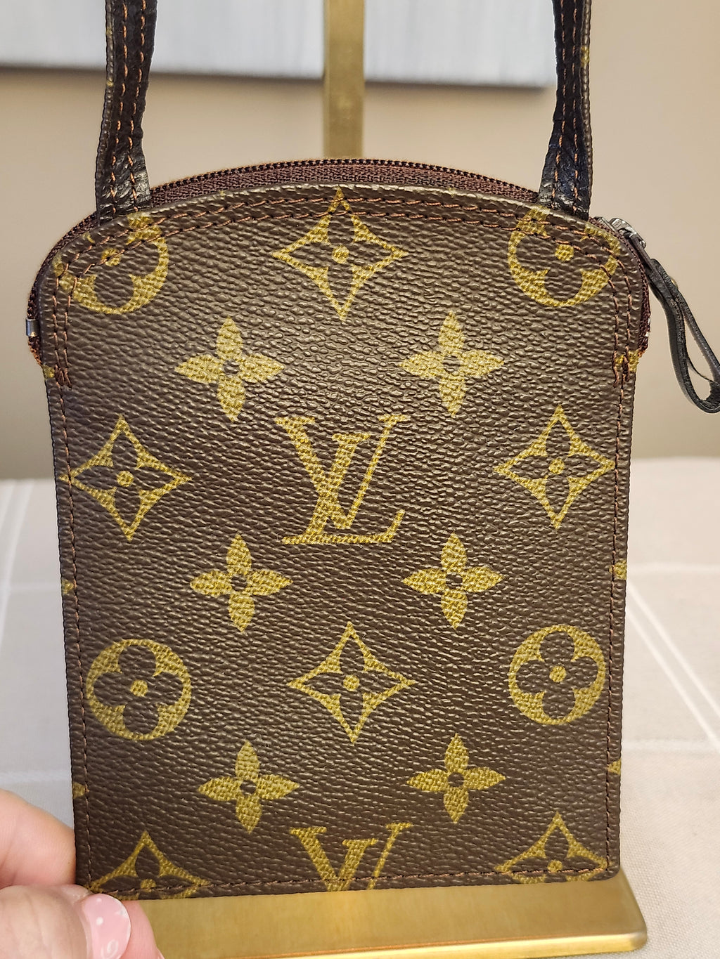 Louis Vuitton Brown Women's Monogram Secret Pochette Shoulder Bag