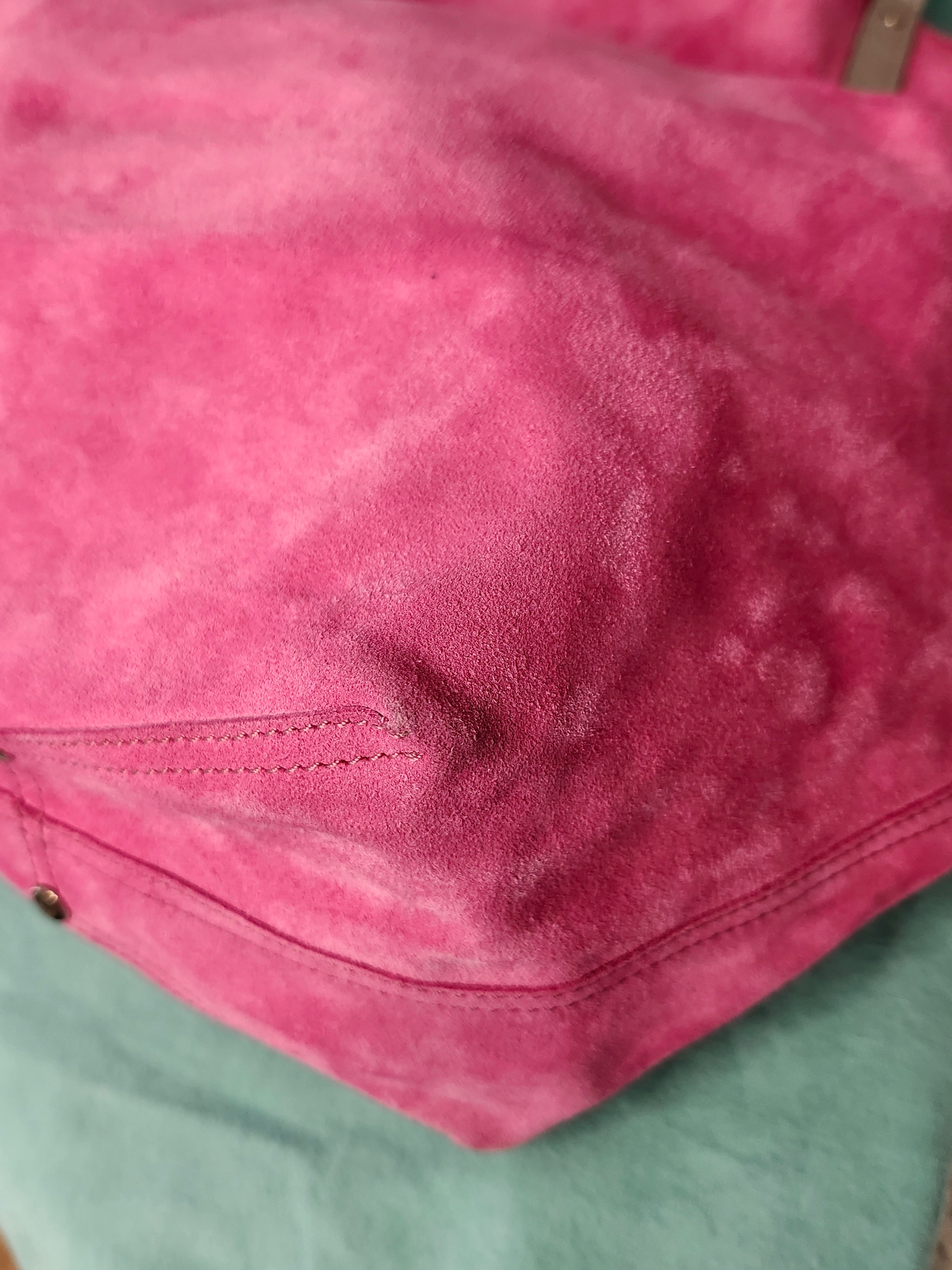 Tiffany & Co. Reversible Tote Bag in Pink Suede and Silver