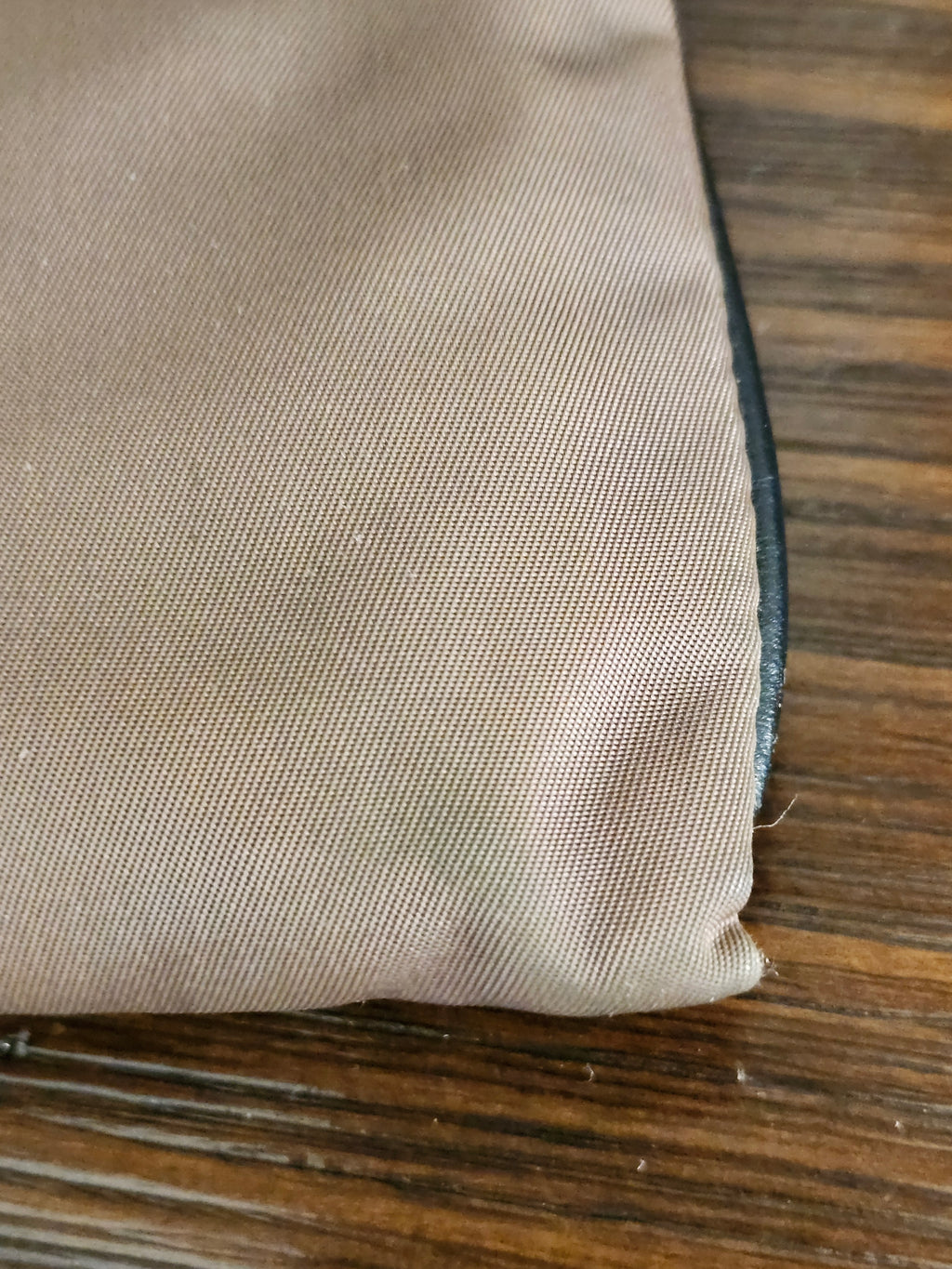 Prada Tessuto Brown Nylon Triangle Logo Shoulder Bag