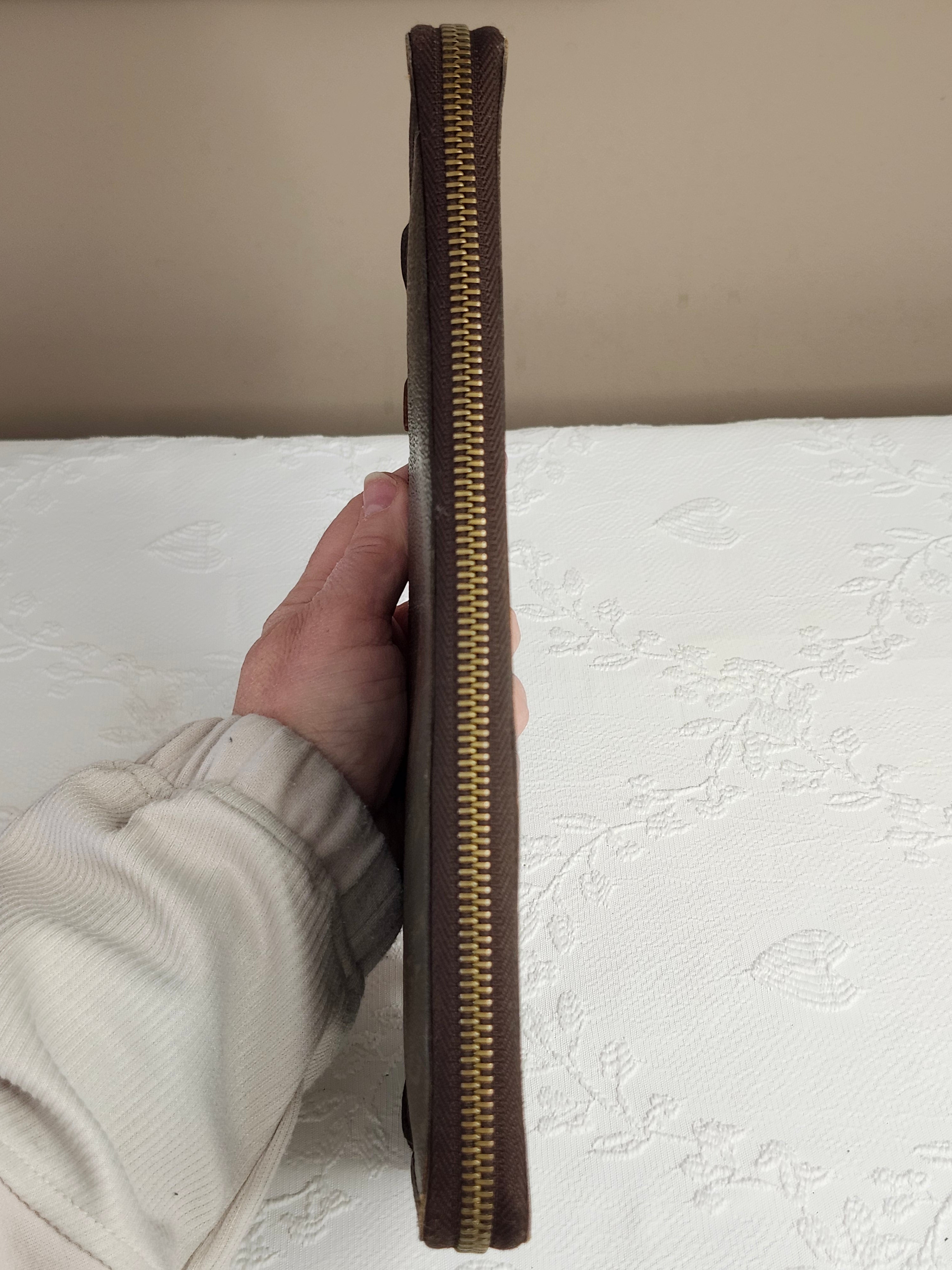 Louis Vuitton Monogram Organizer De Voyage Travel Wallet in Brown and Tan