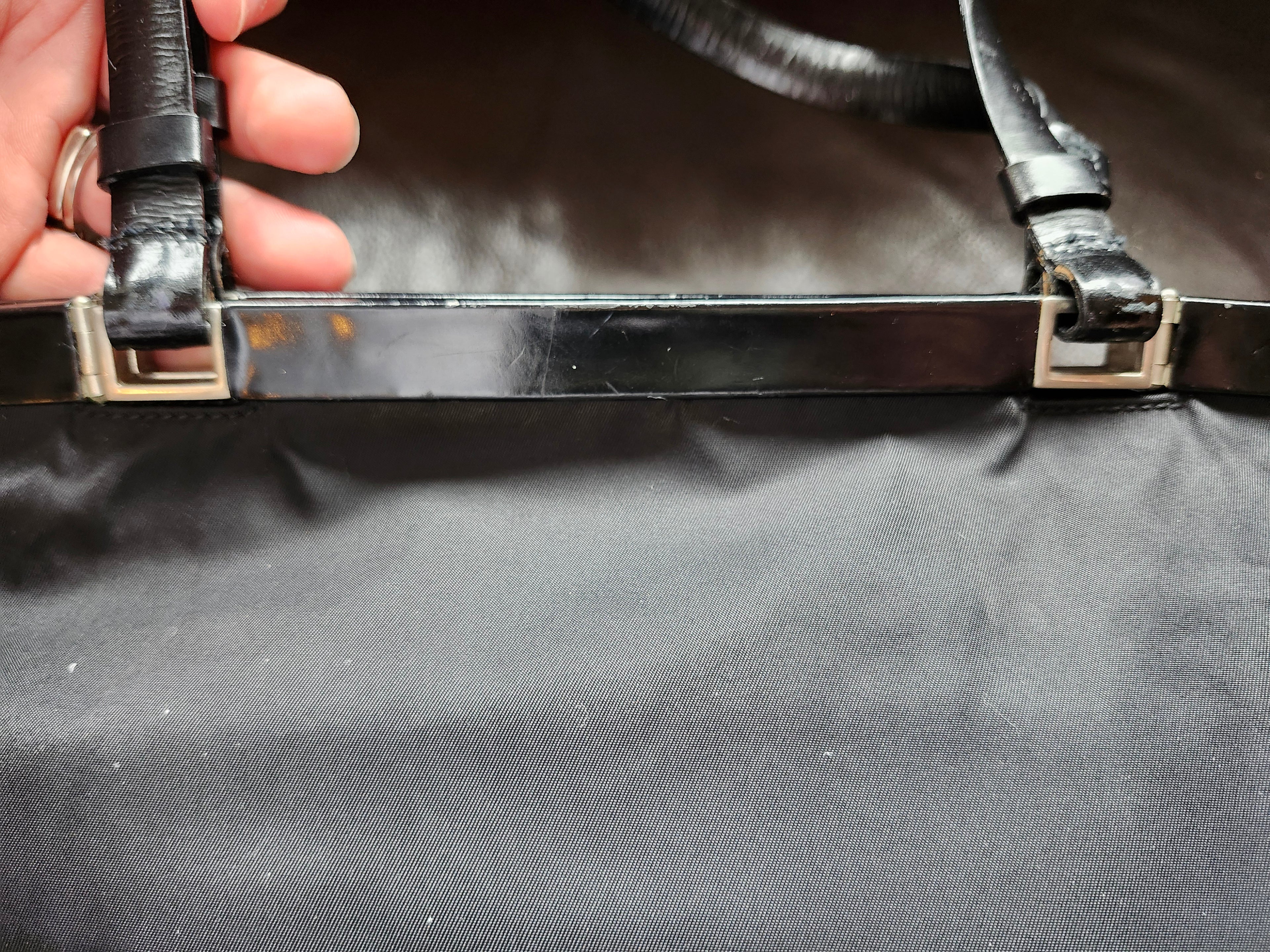 Prada Tessuto Nylon Black Tote Bag
