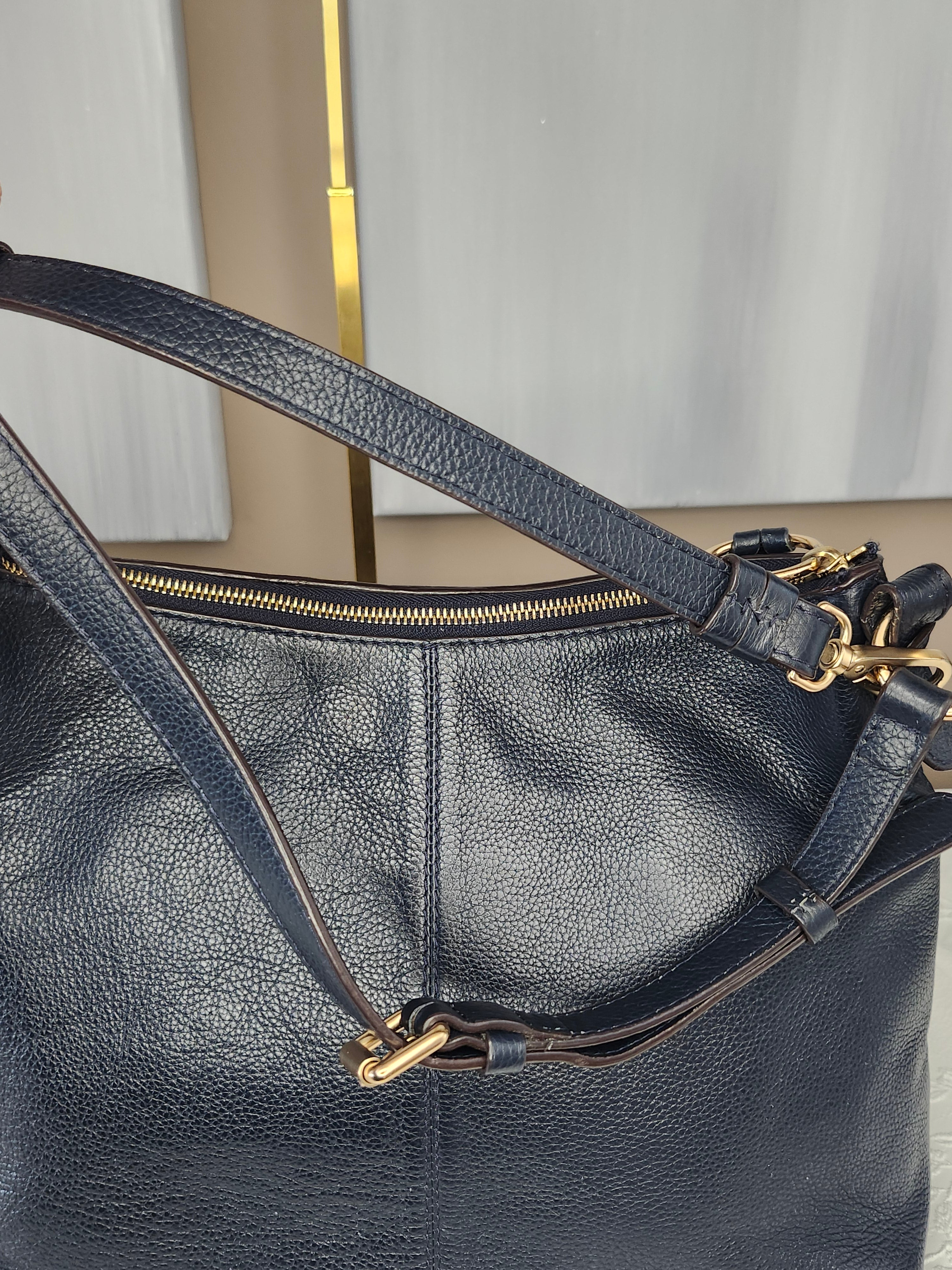 SEE BY CHLOE Joan Suede and Textured Leather 2 Way Bag In Black